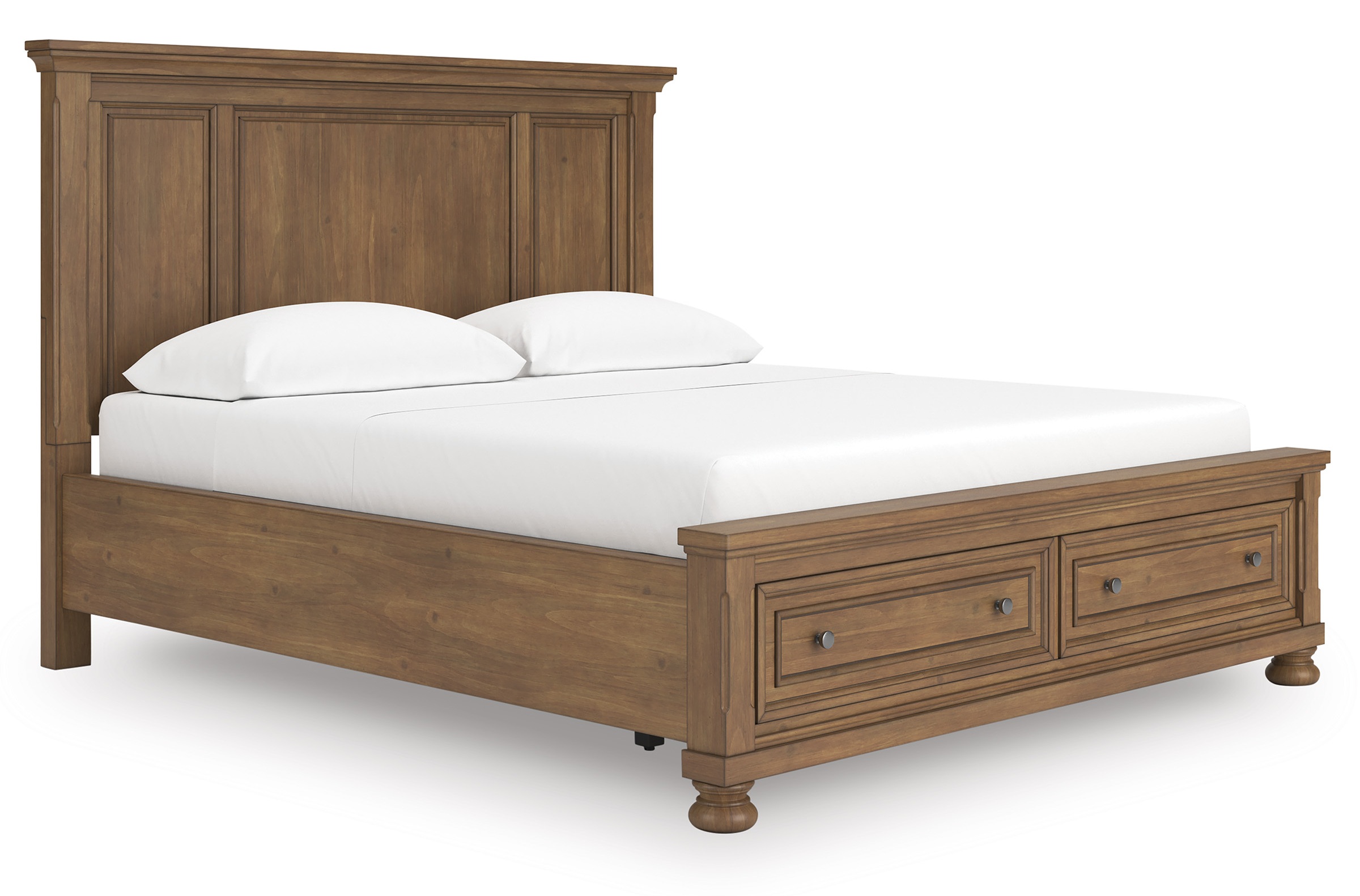 Feddinger Wood Panel Storage Bed, King Size