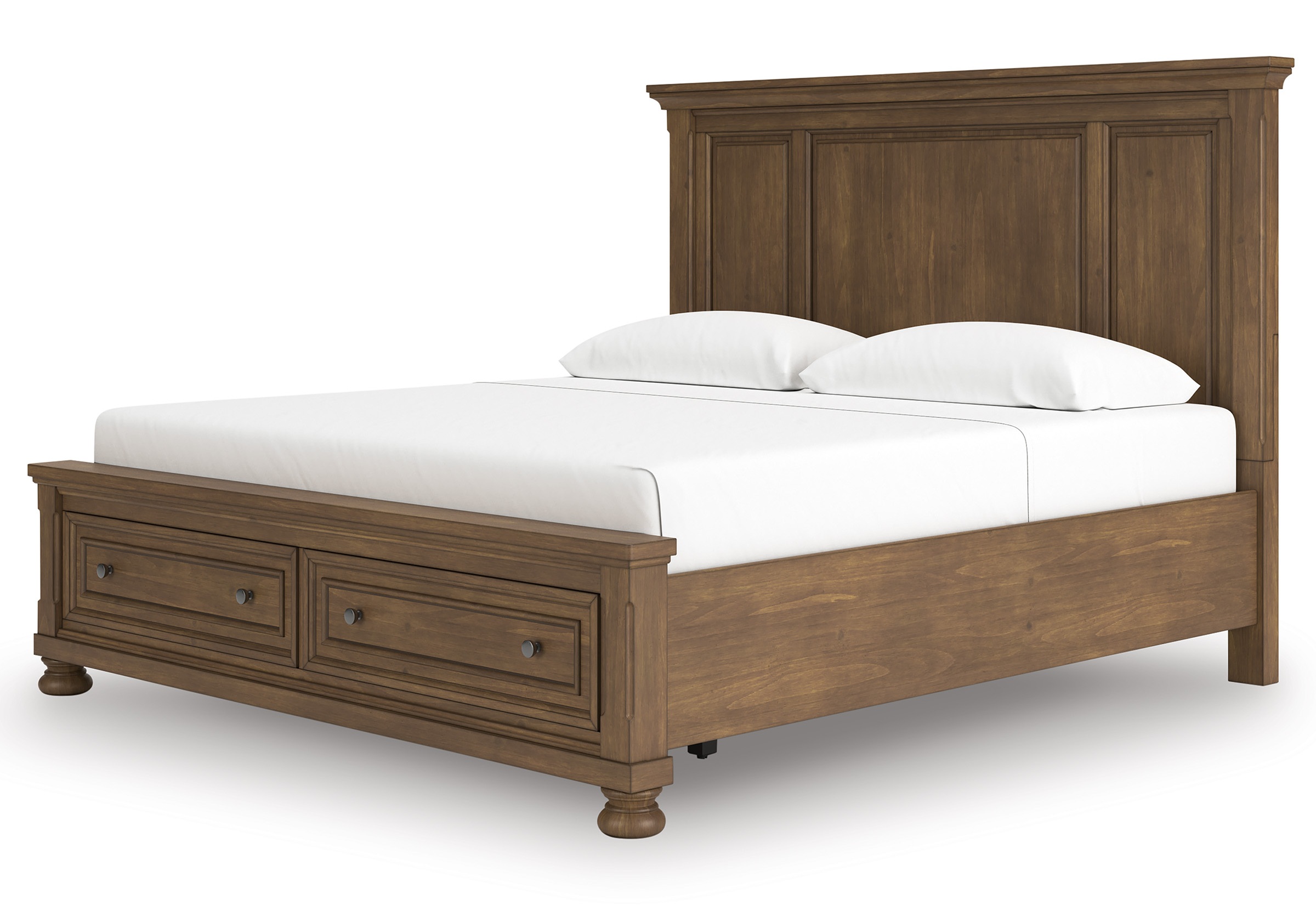 Feddinger Wood Panel Storage Bed, California King Size