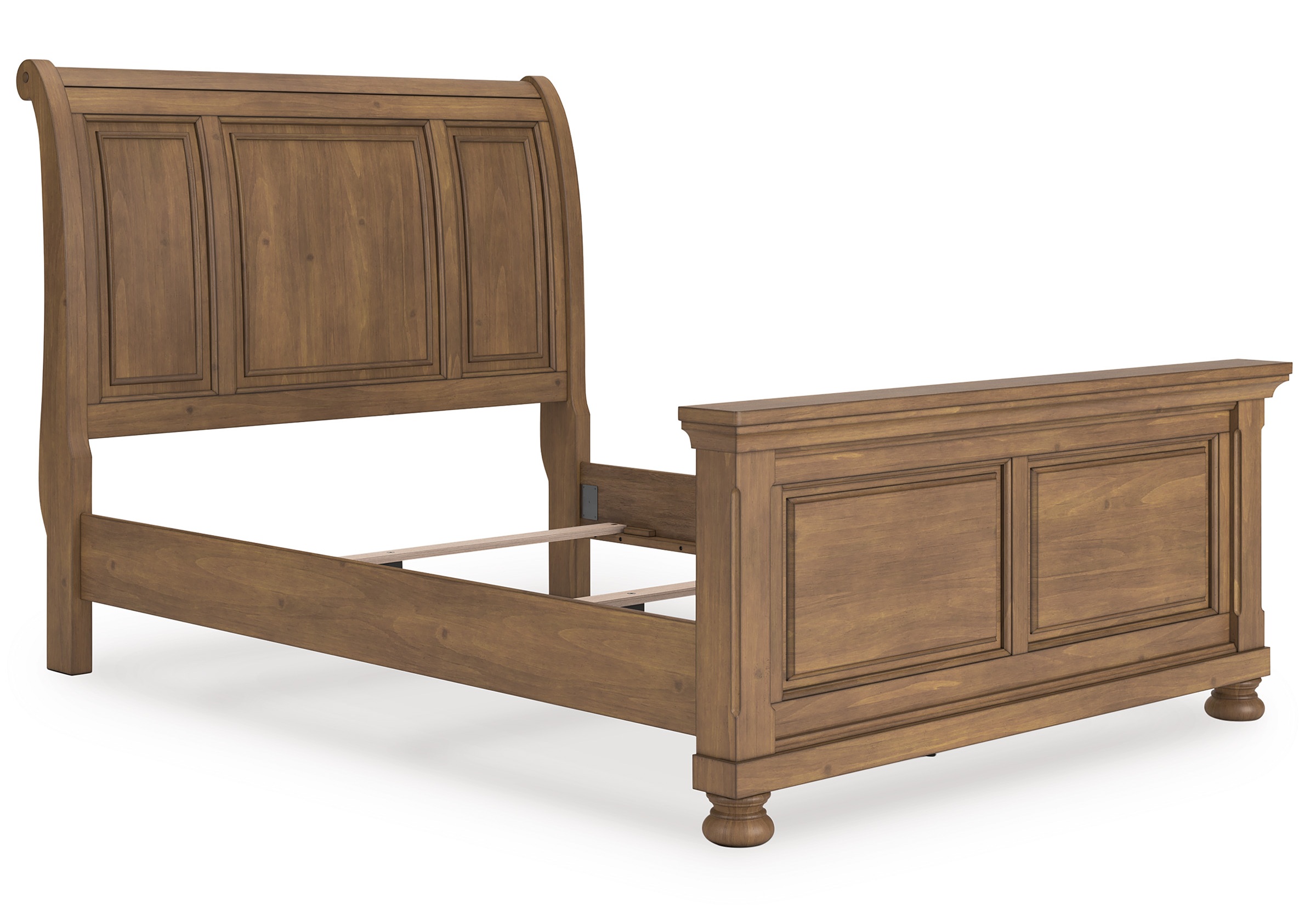 Vandenmore King Panel Bed with Mirrored Dresser