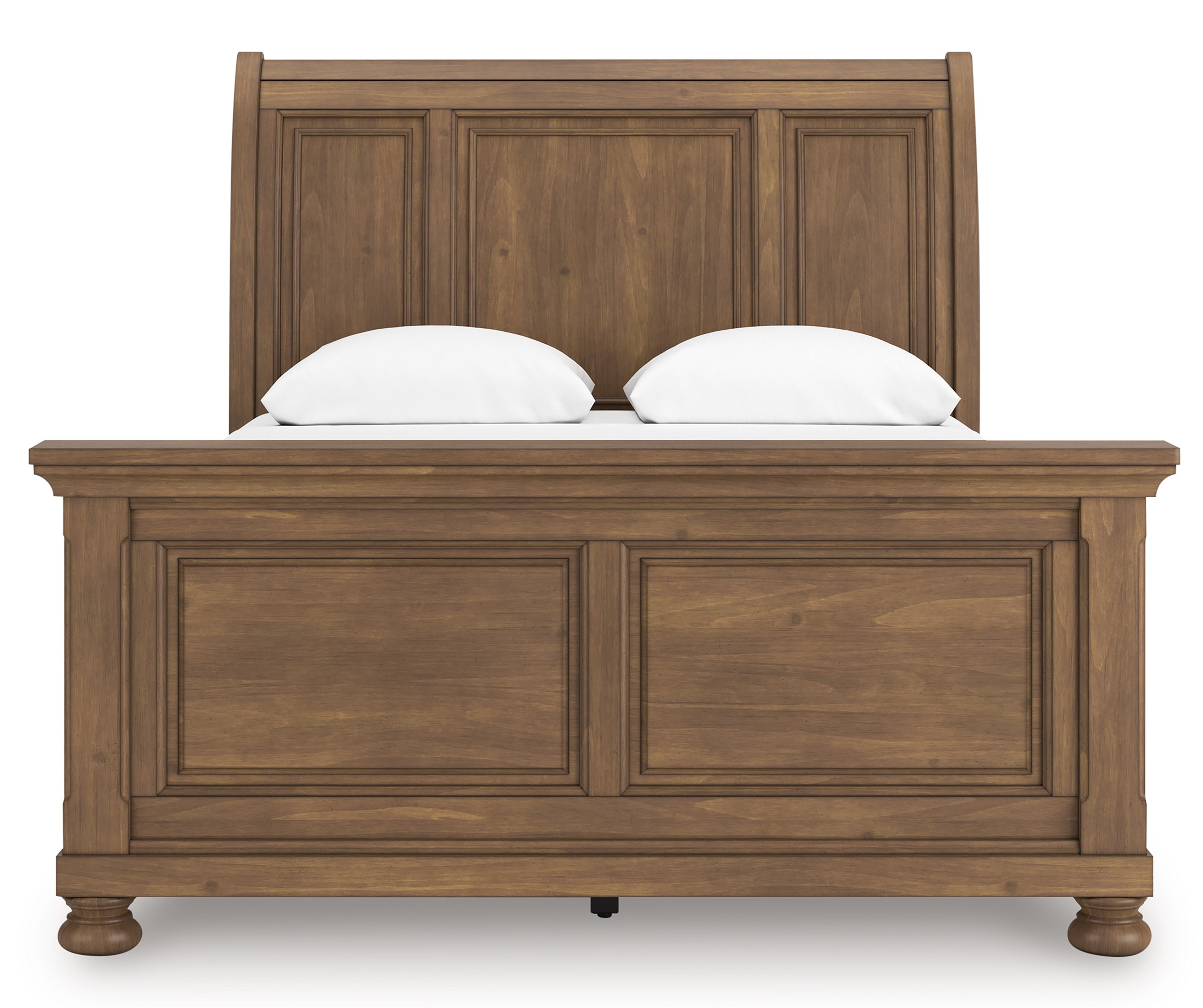 Feddinger Medium Brown King Panel Bed