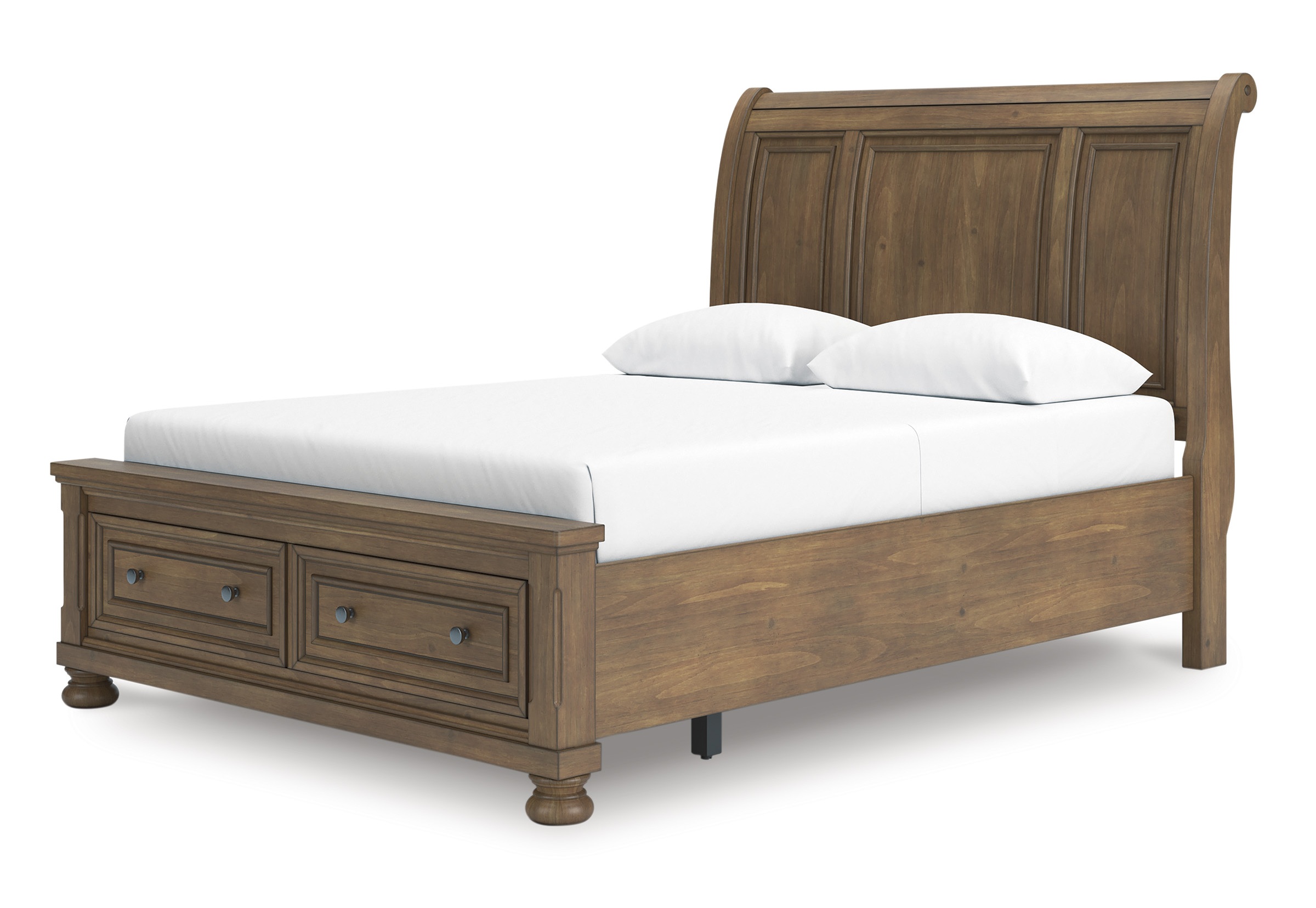 Feddinger Wood Sleigh Storage Bed