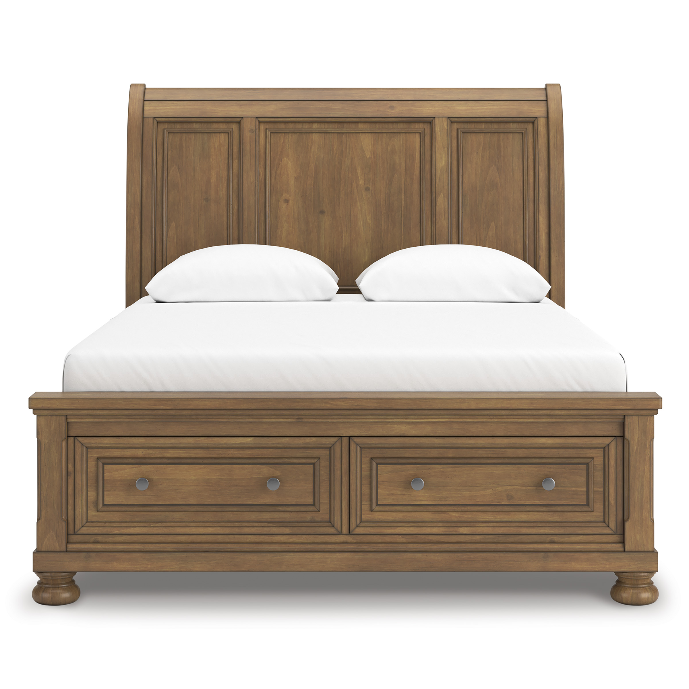 Feddinger Wood Sleigh Storage Bed