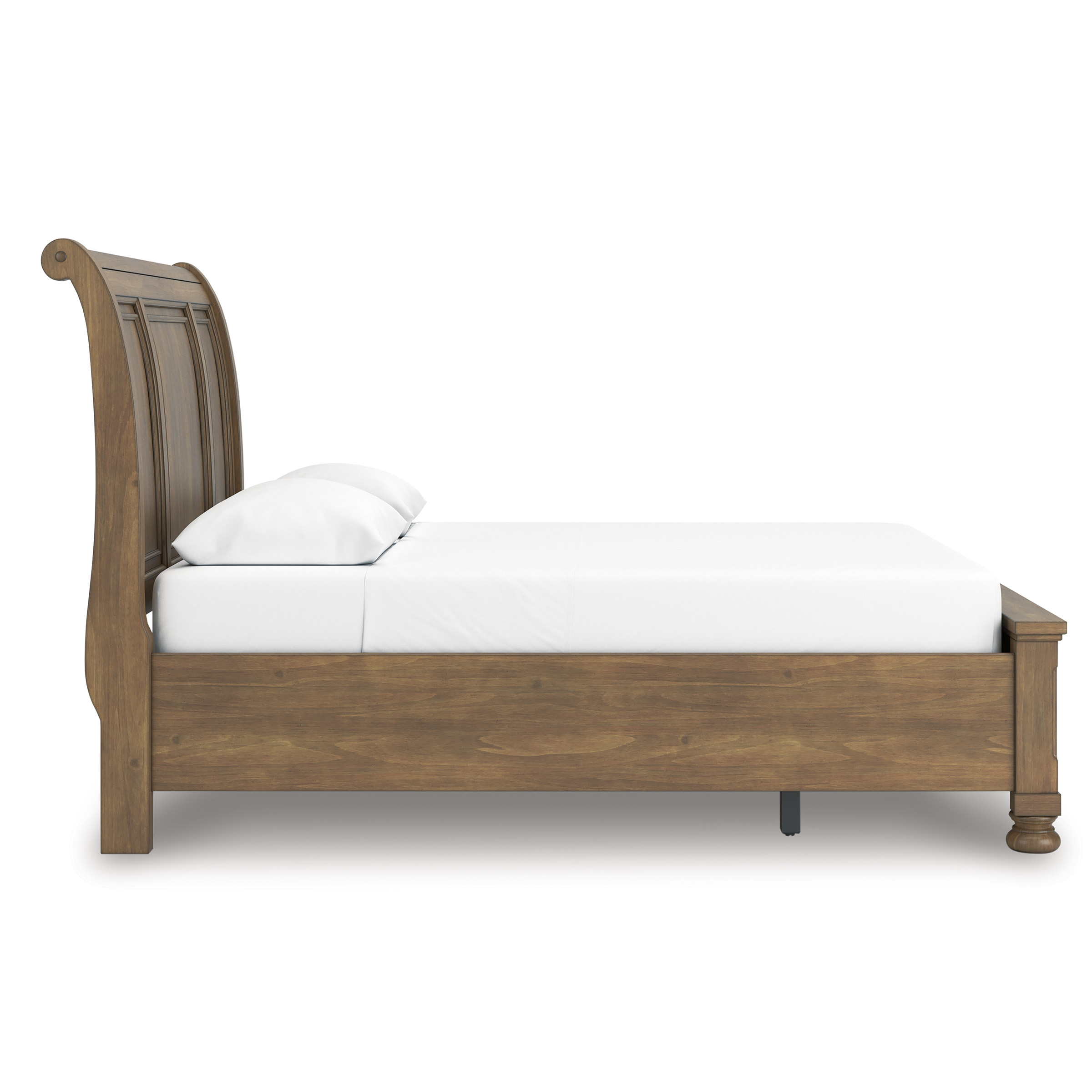 Feddinger Wood Sleigh Storage Bedroom Set