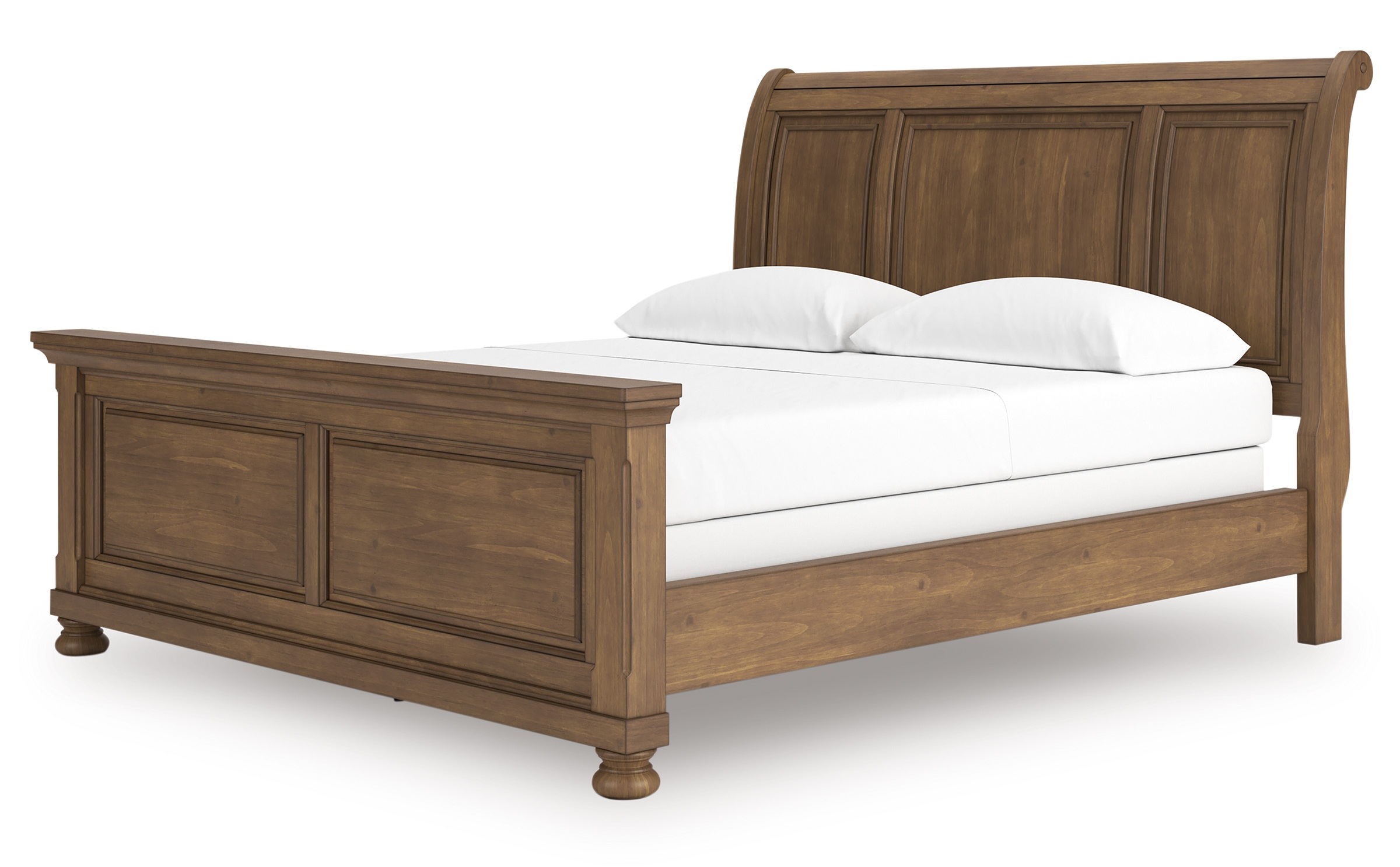 Feddinger Wood Sleigh Bed, King Size