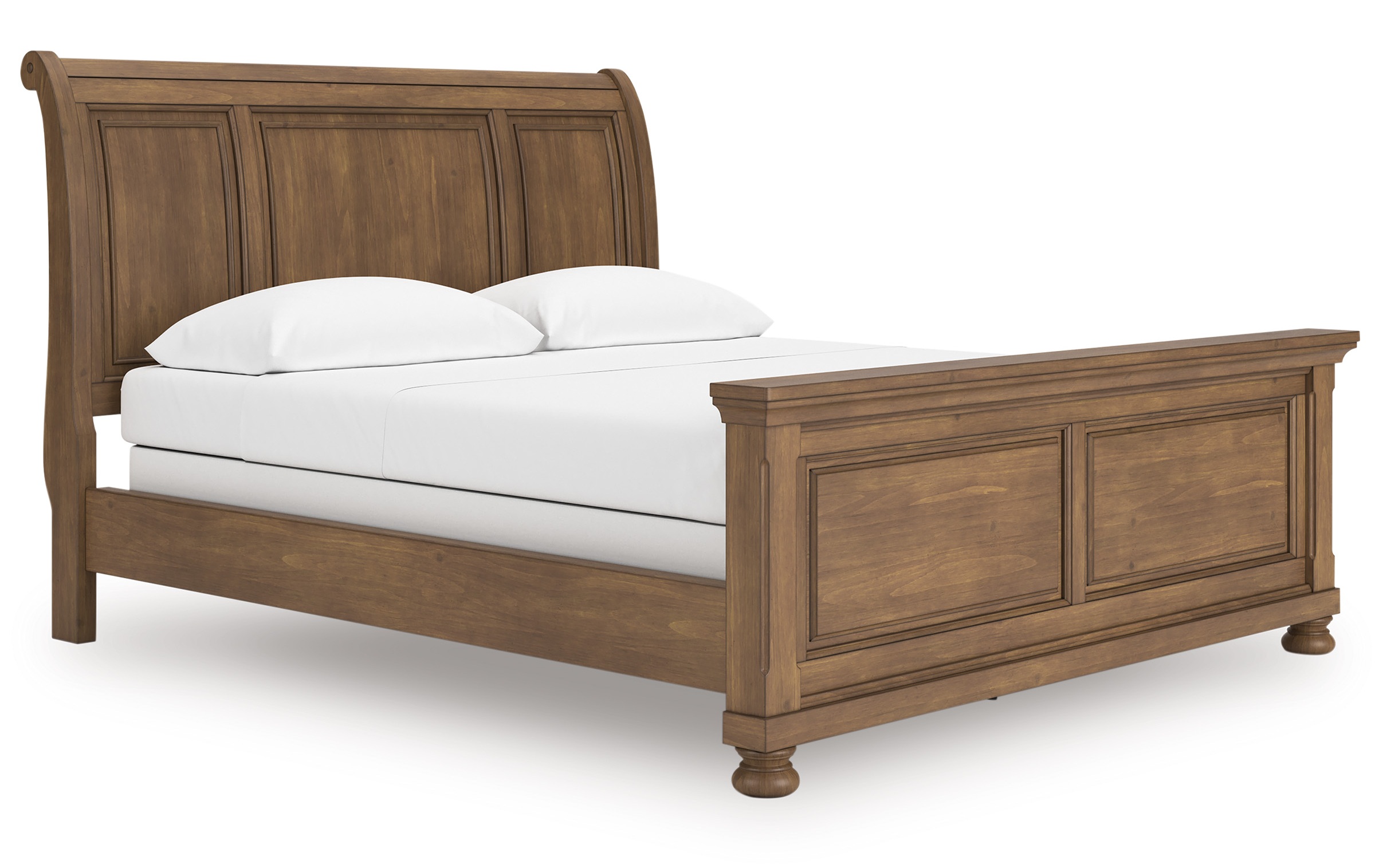 Feddinger Wood Sleigh Bed, King Size