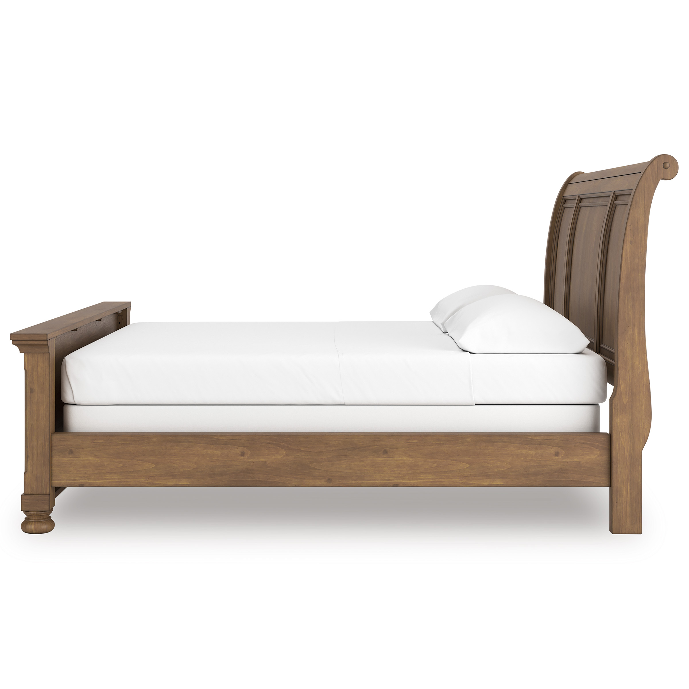 Feddinger Wood Sleigh Bed, King Size
