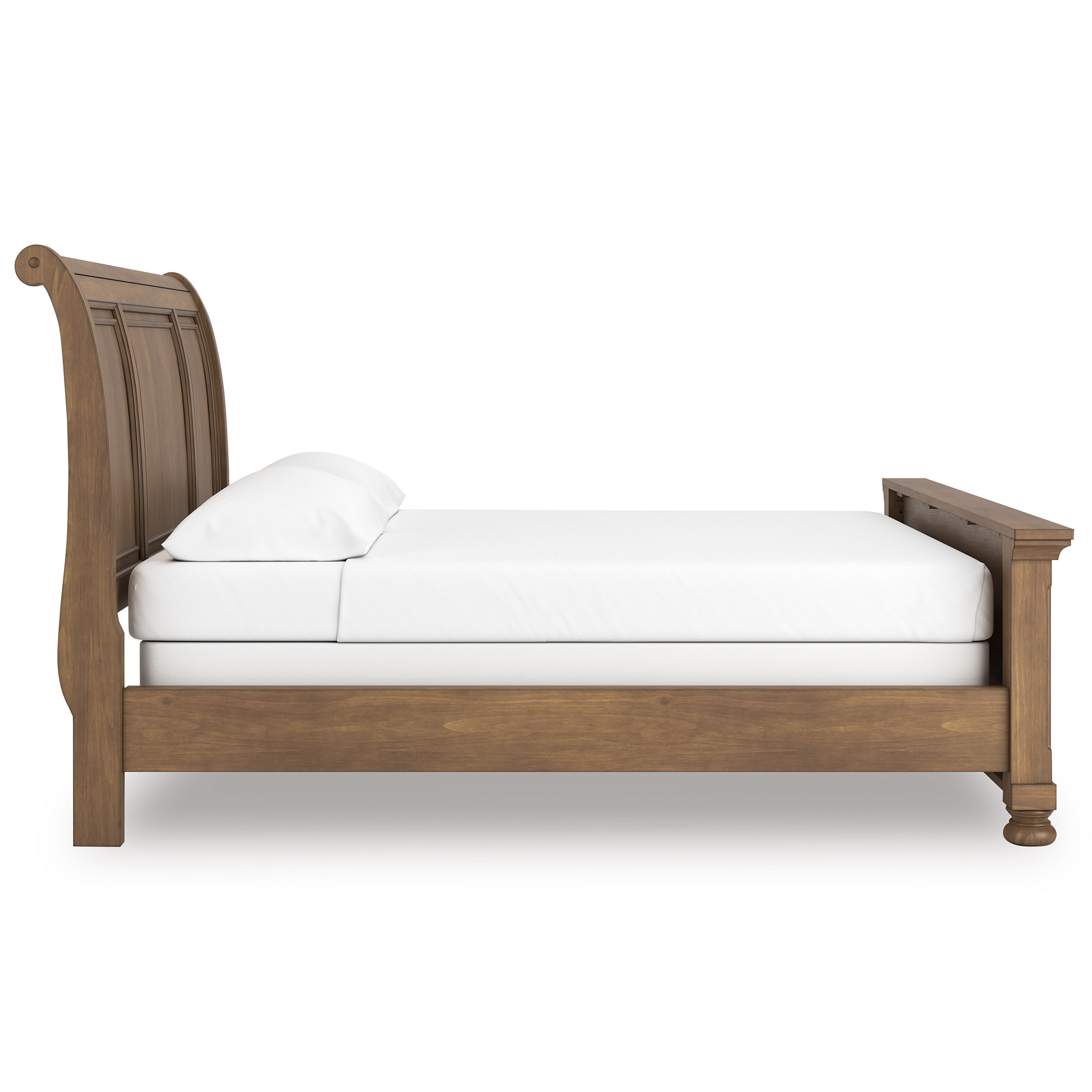 Feddinger Wood Sleigh Bed, King Size