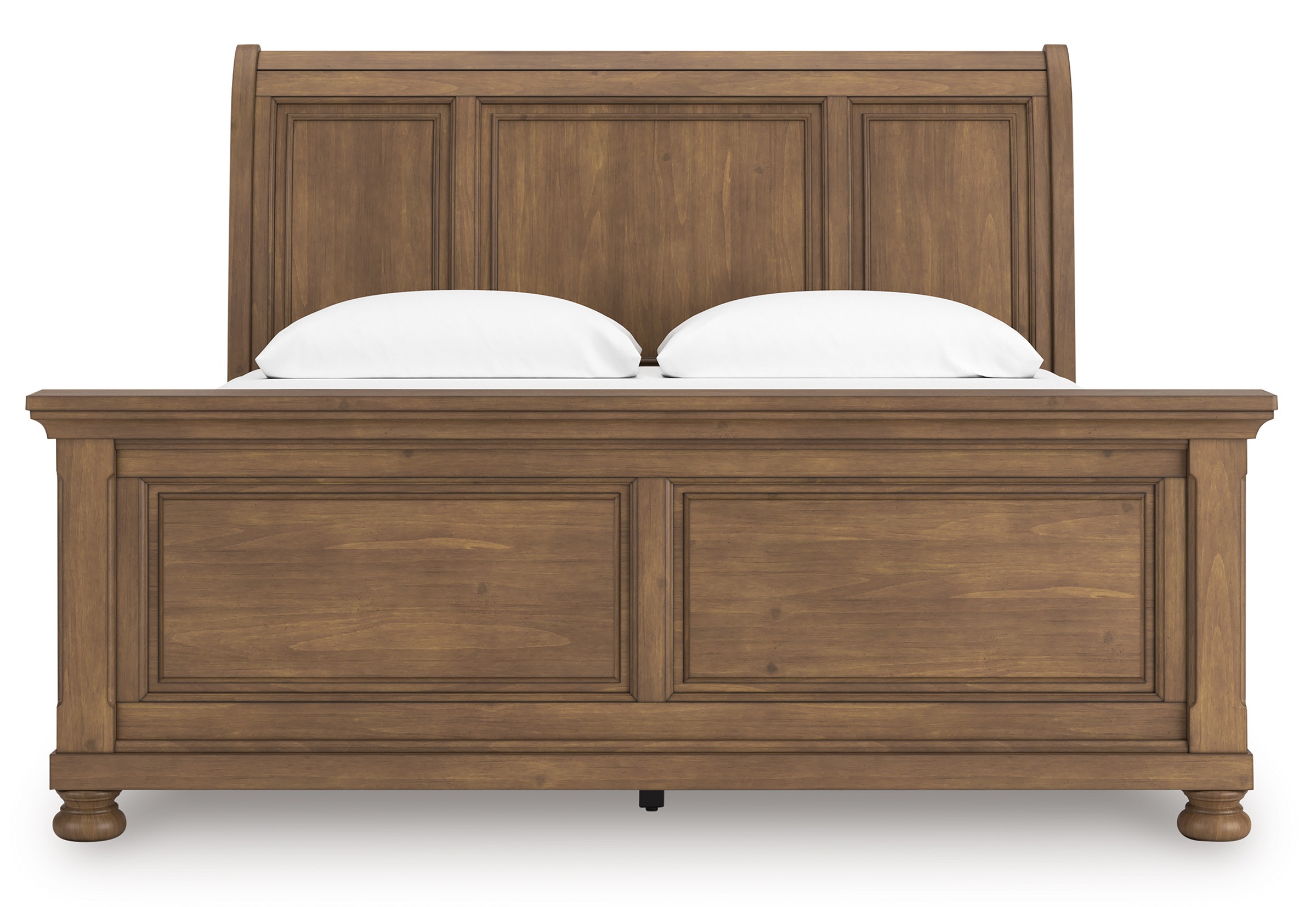 Feddinger Wood Sleigh Bed, California King Size