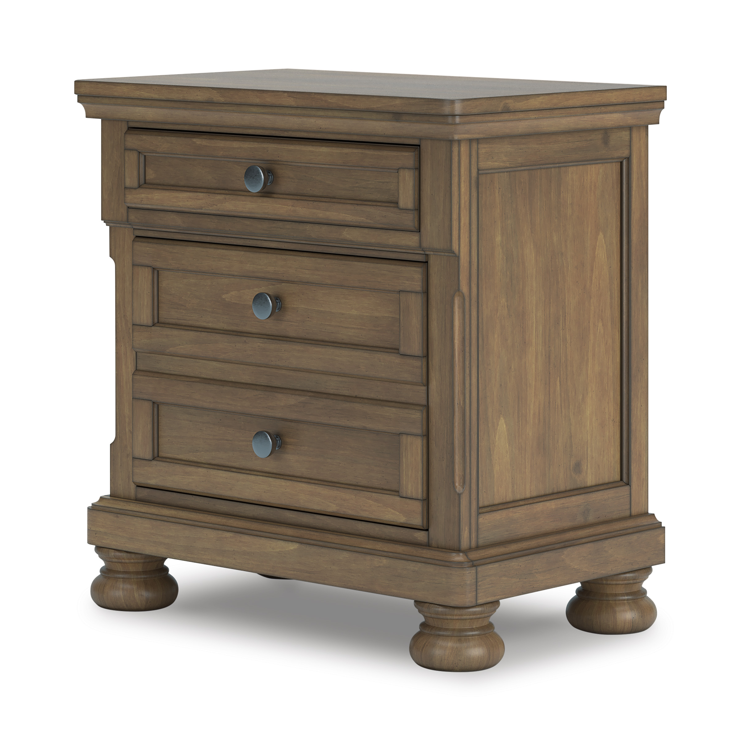 Feddinger Wood Nightstand w/2 Drawers