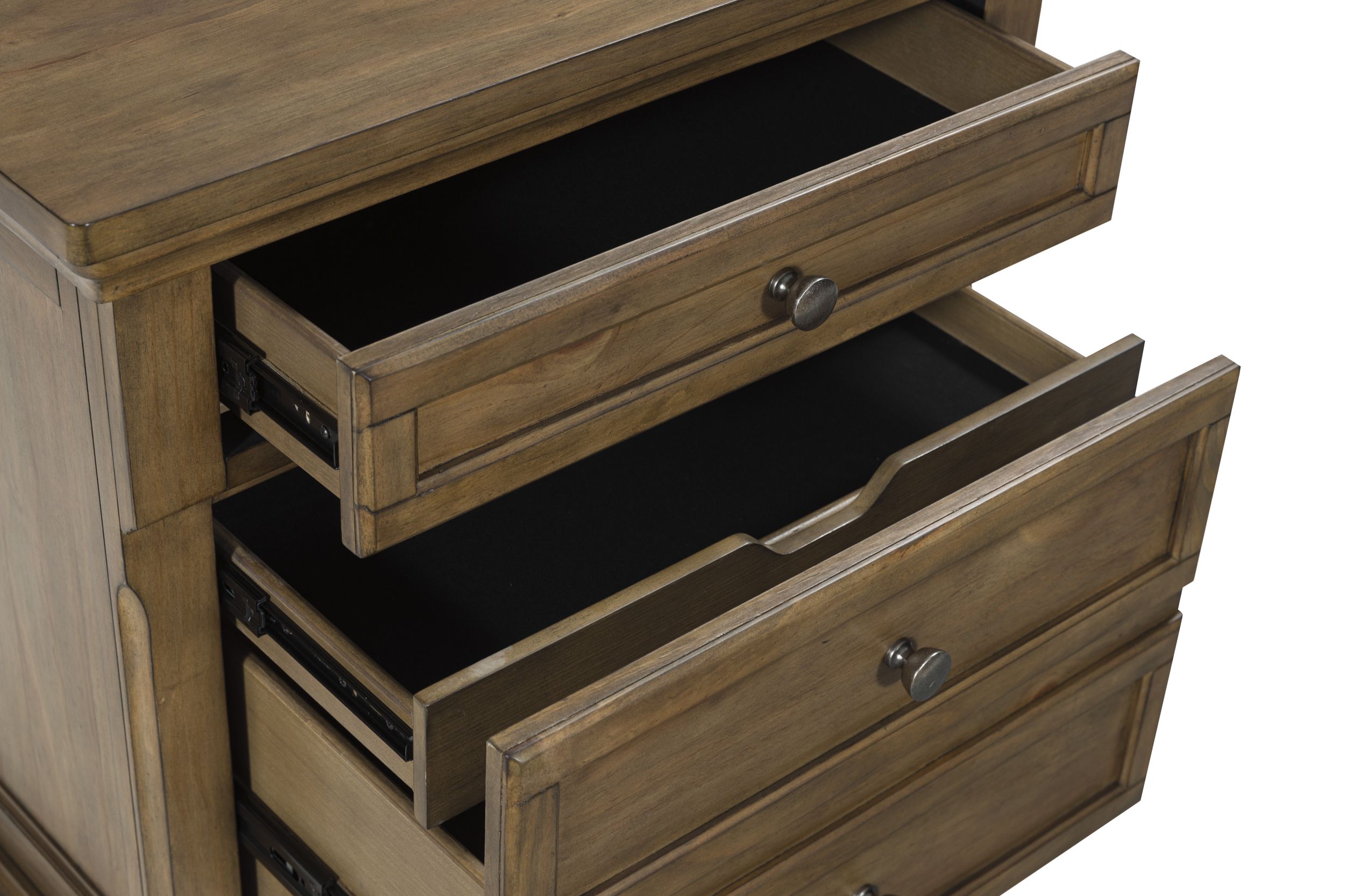 Feddinger Wood Nightstand w/2 Drawers