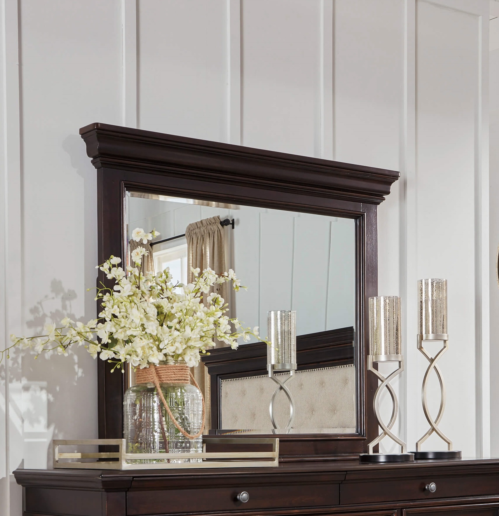 Ashley SM Brynhurst Wood Mirror