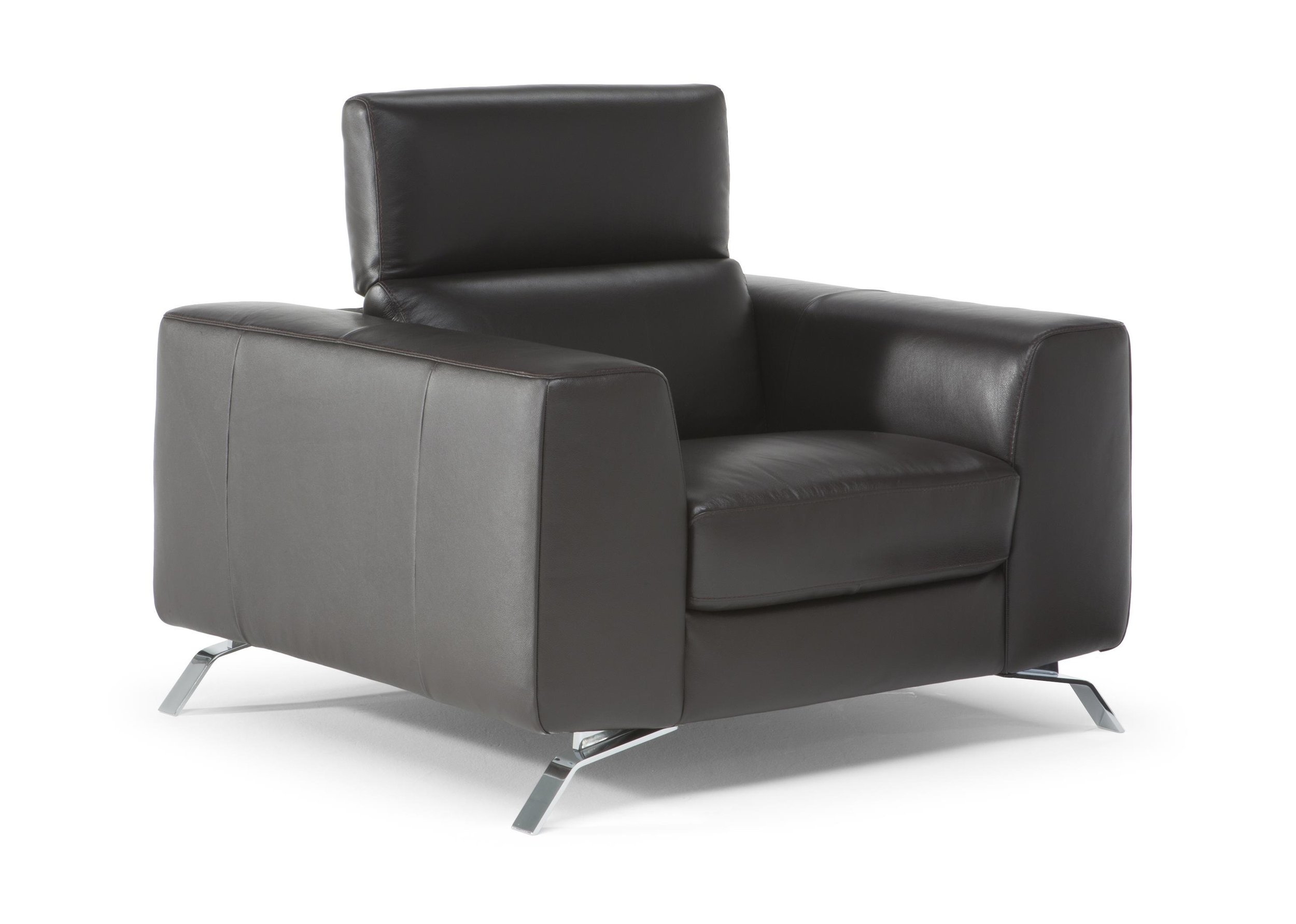Pensiero Fabric/Leather Armchair