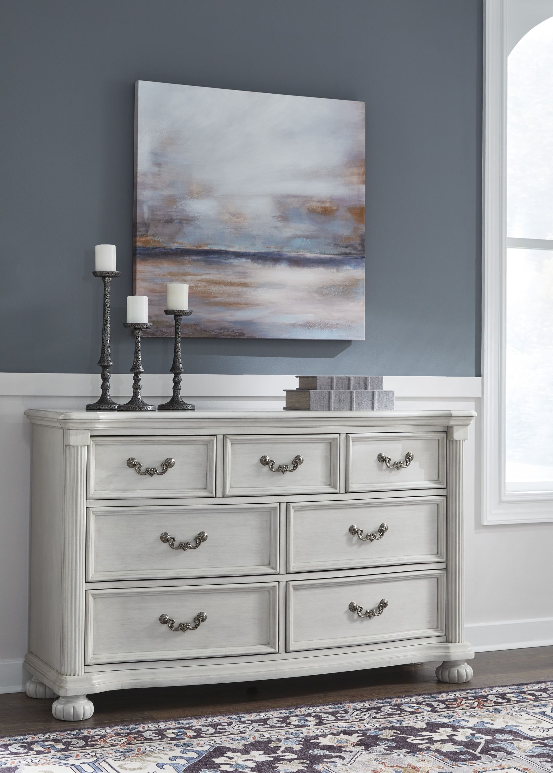 Montelaine Wood/Fabric Upholstered Panel Bedroom Set