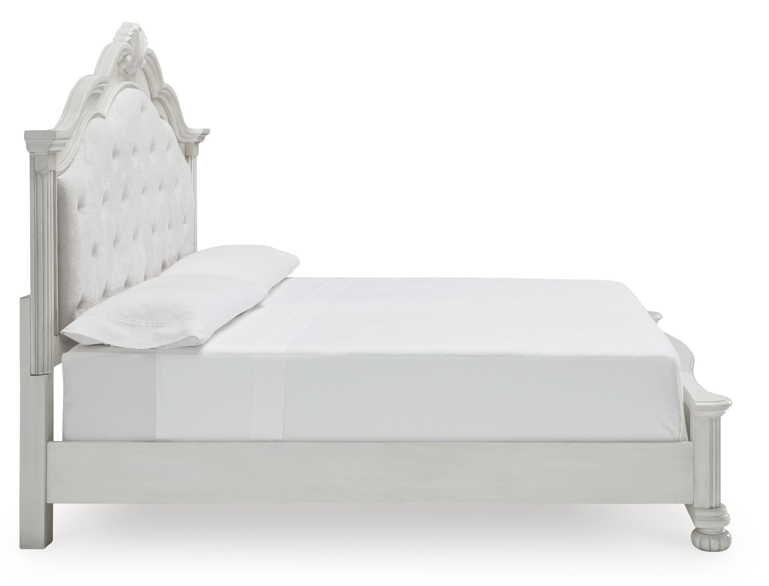 Montelaine Wood/Fabric Upholstered Panel Bedroom Set