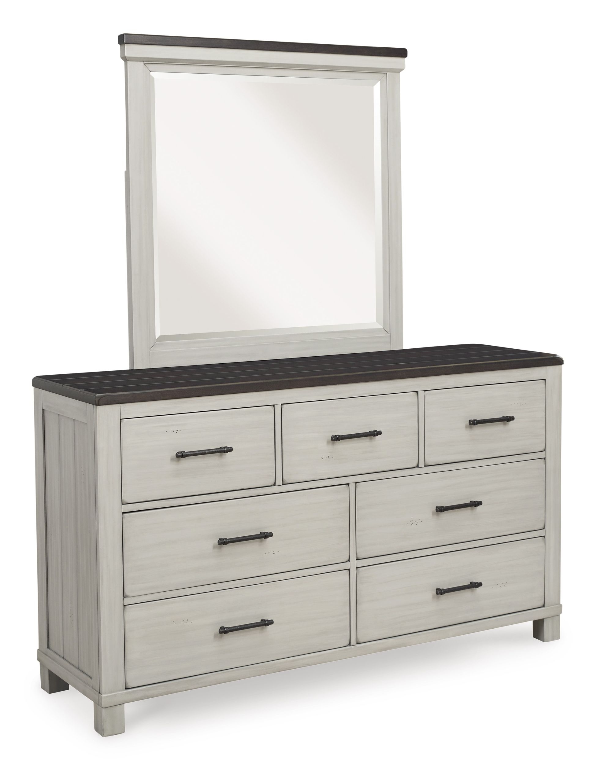 Darborn Wood Veneer Mirror