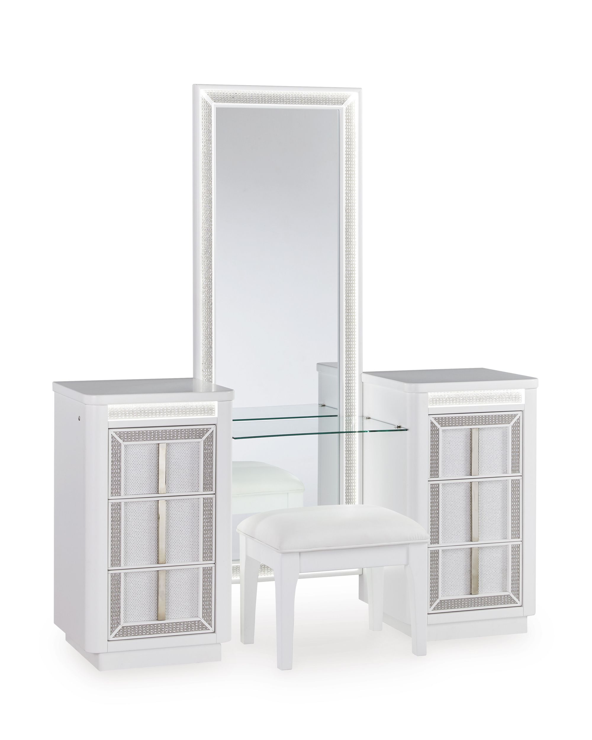 Chalanna Vanity Desk w/LED Light