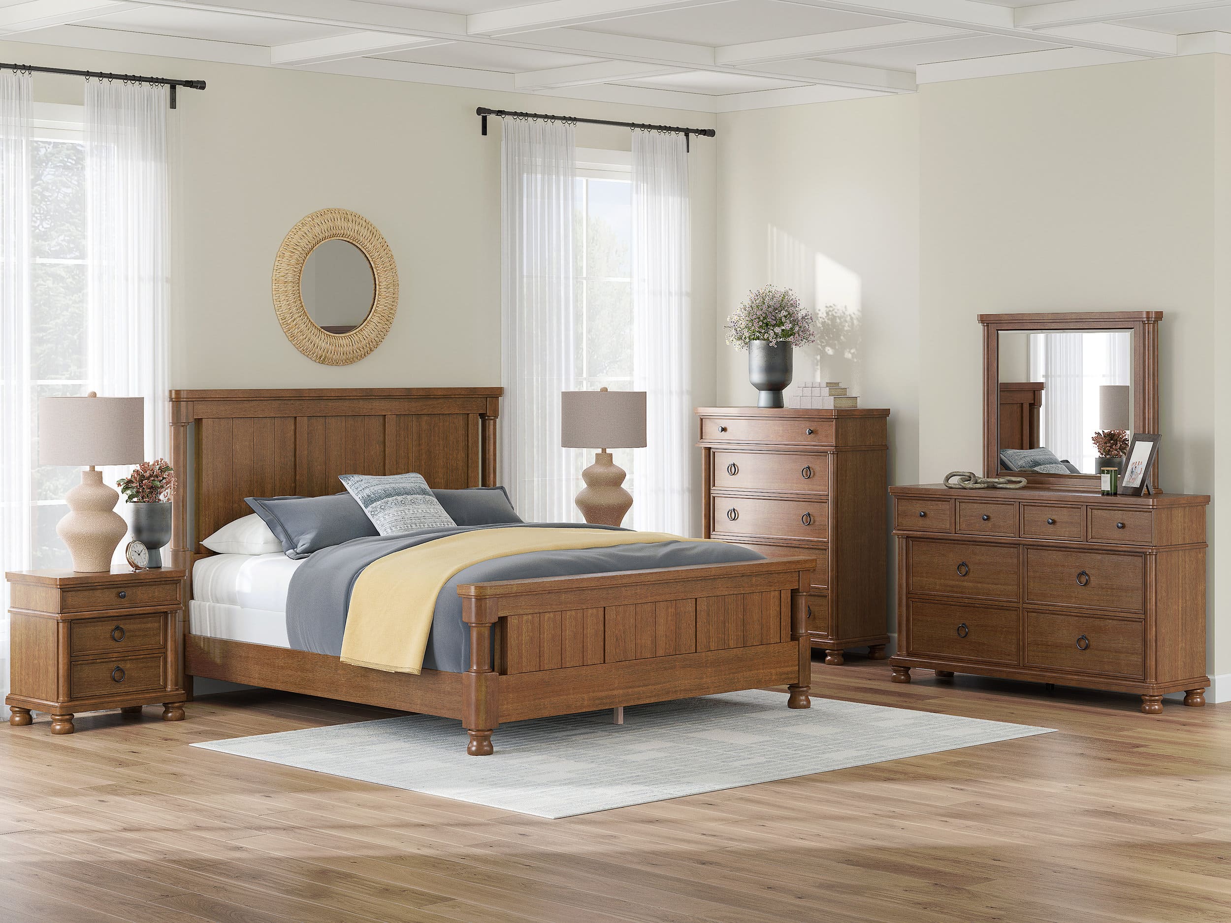 Rowlenstown Wood/MDF Bedroom Set