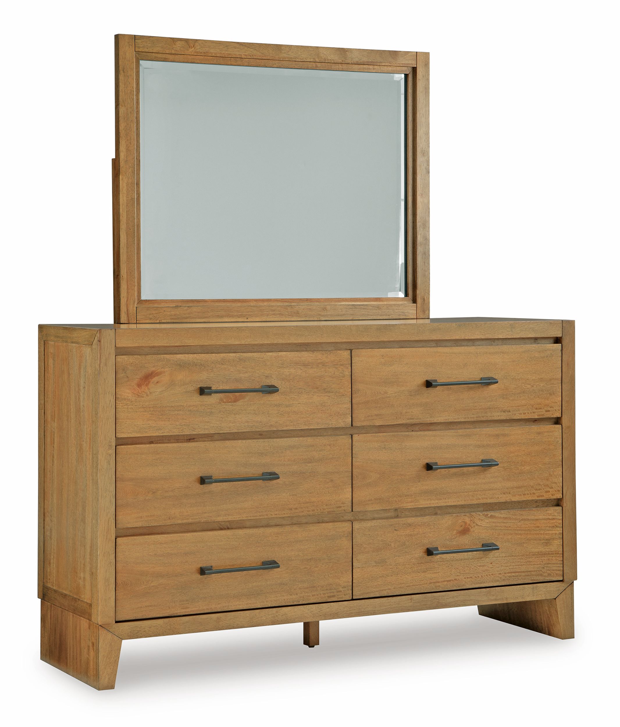 Sherbana Wood Double Dresser w/6 Drawers