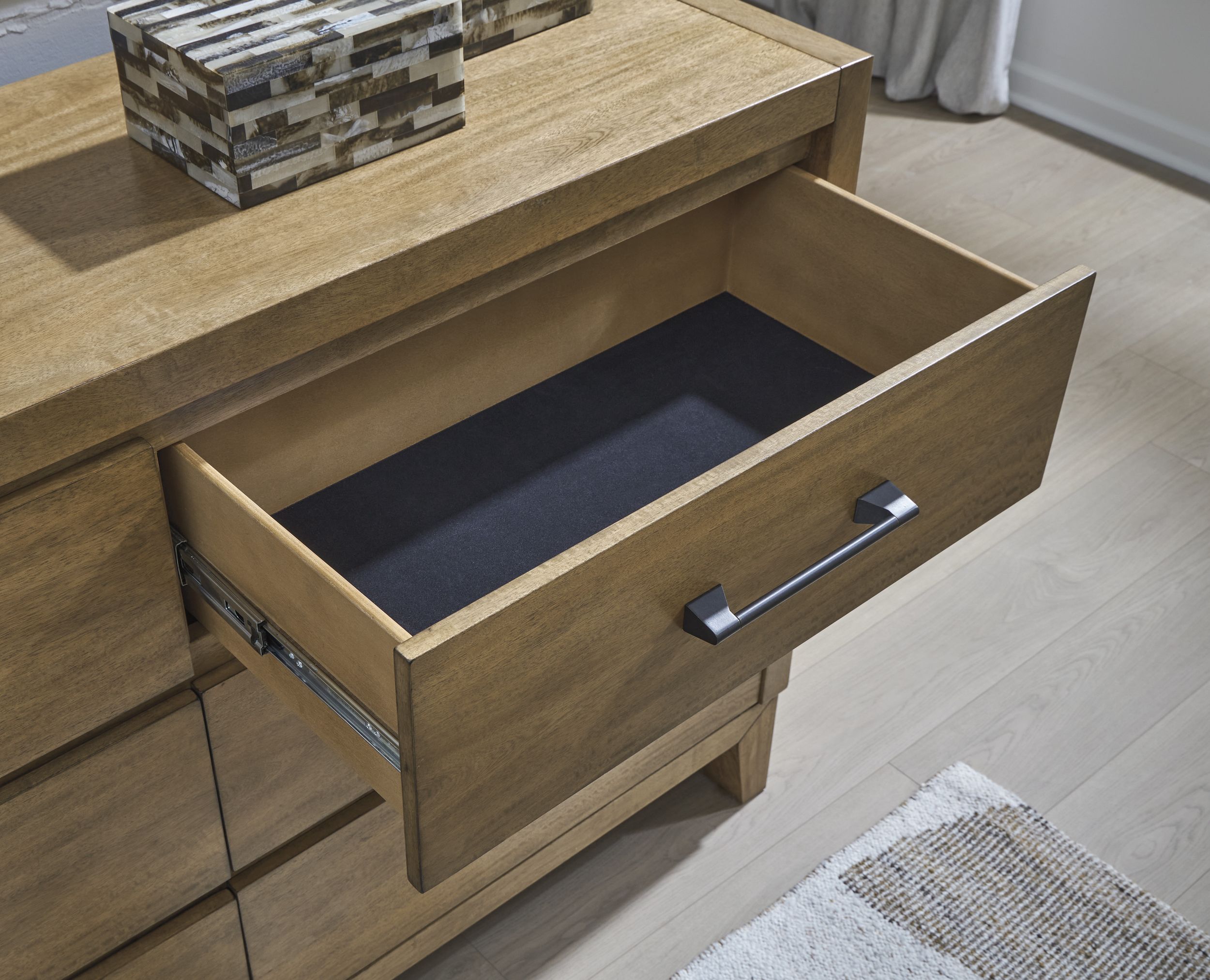 Sherbana Wood Panel Bedroom Set