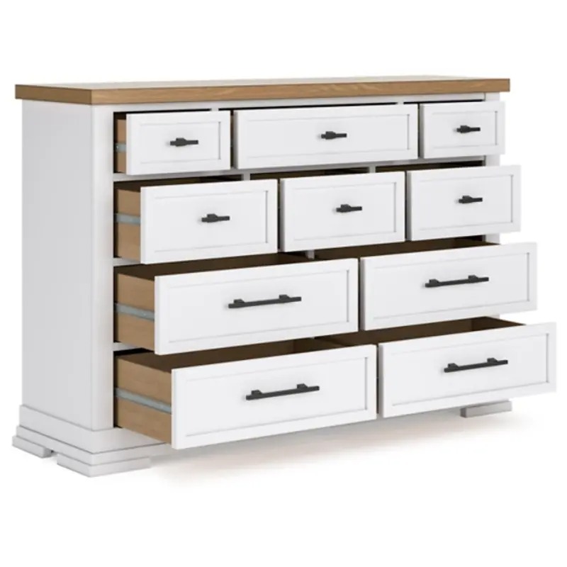 SM Ashbryn Wood Dresser w/10 Drawers