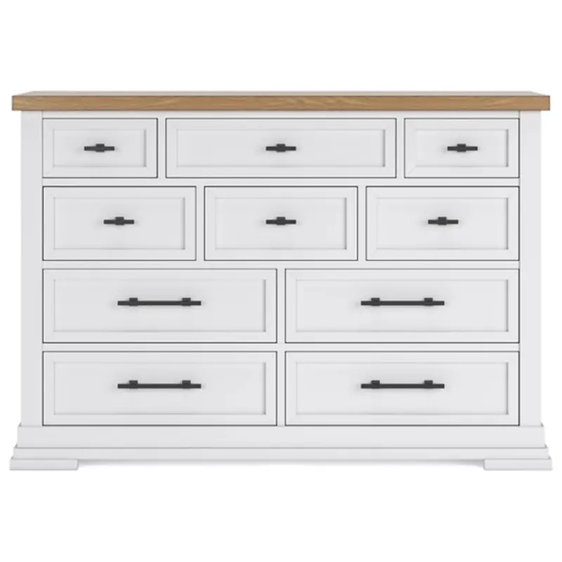 SM Ashbryn Wood Dresser w/10 Drawers