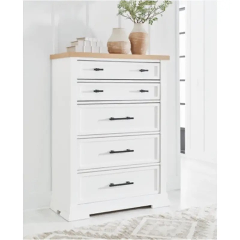 SM Ashbryn Wood Storage Panel Bedroom Set