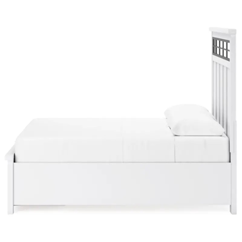 SM Ashbryn Wood Panel Storage Bed