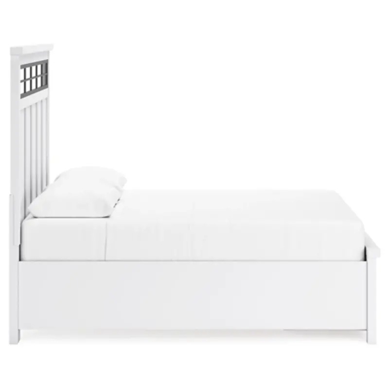 SM Ashbryn Wood Panel Storage Bed