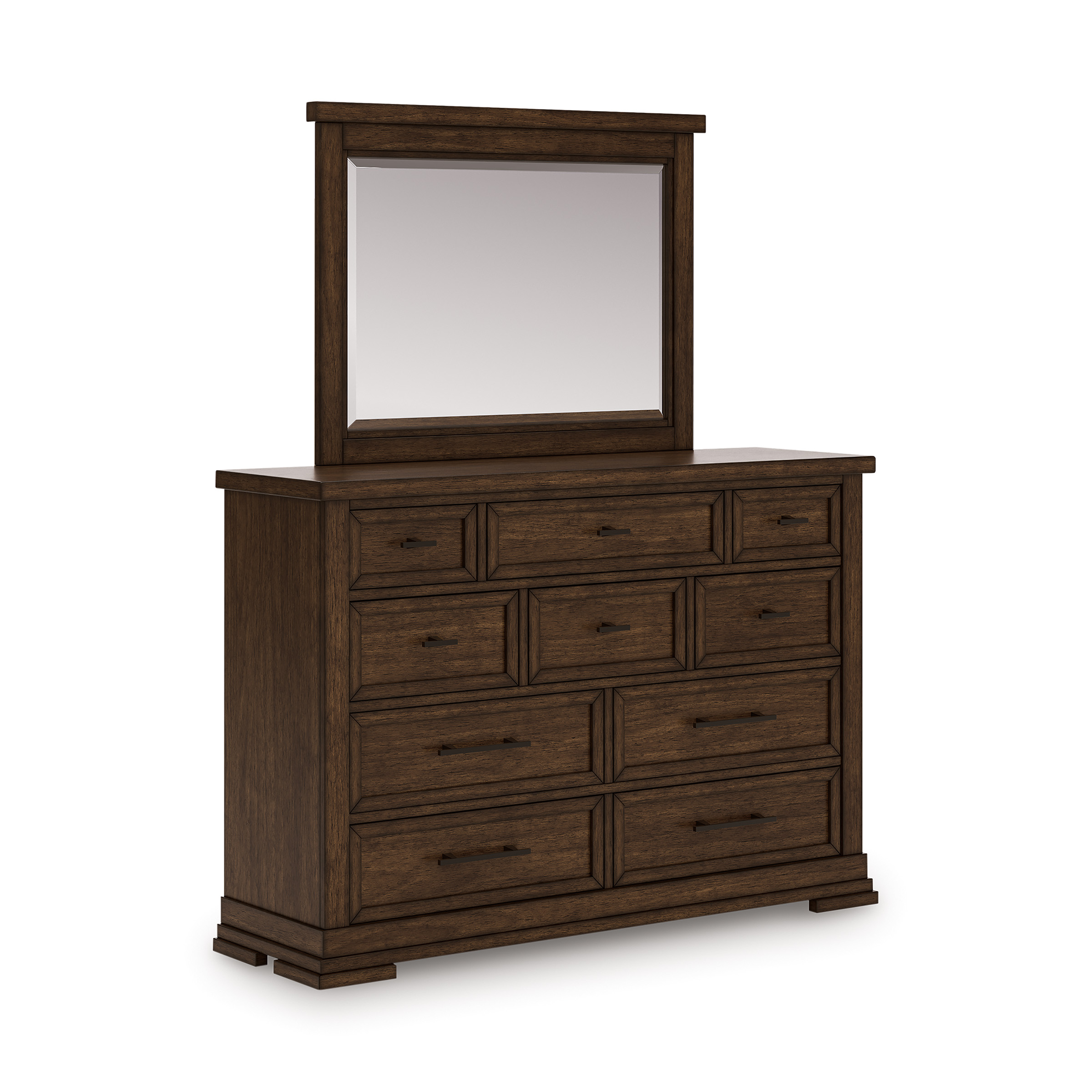 Transitional 9-Drawer Dresser