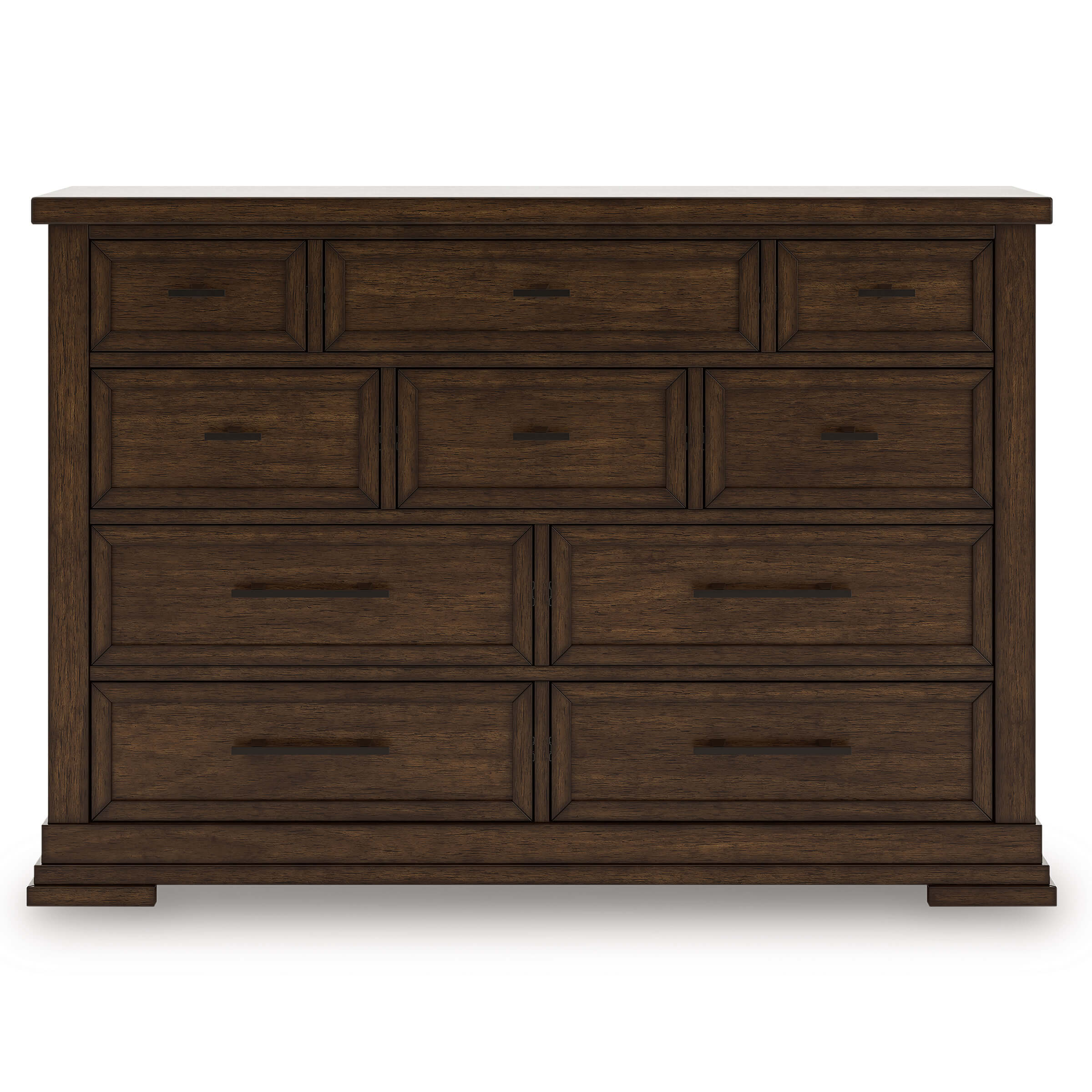 Benjara 9 Drawer Wooden Dresser