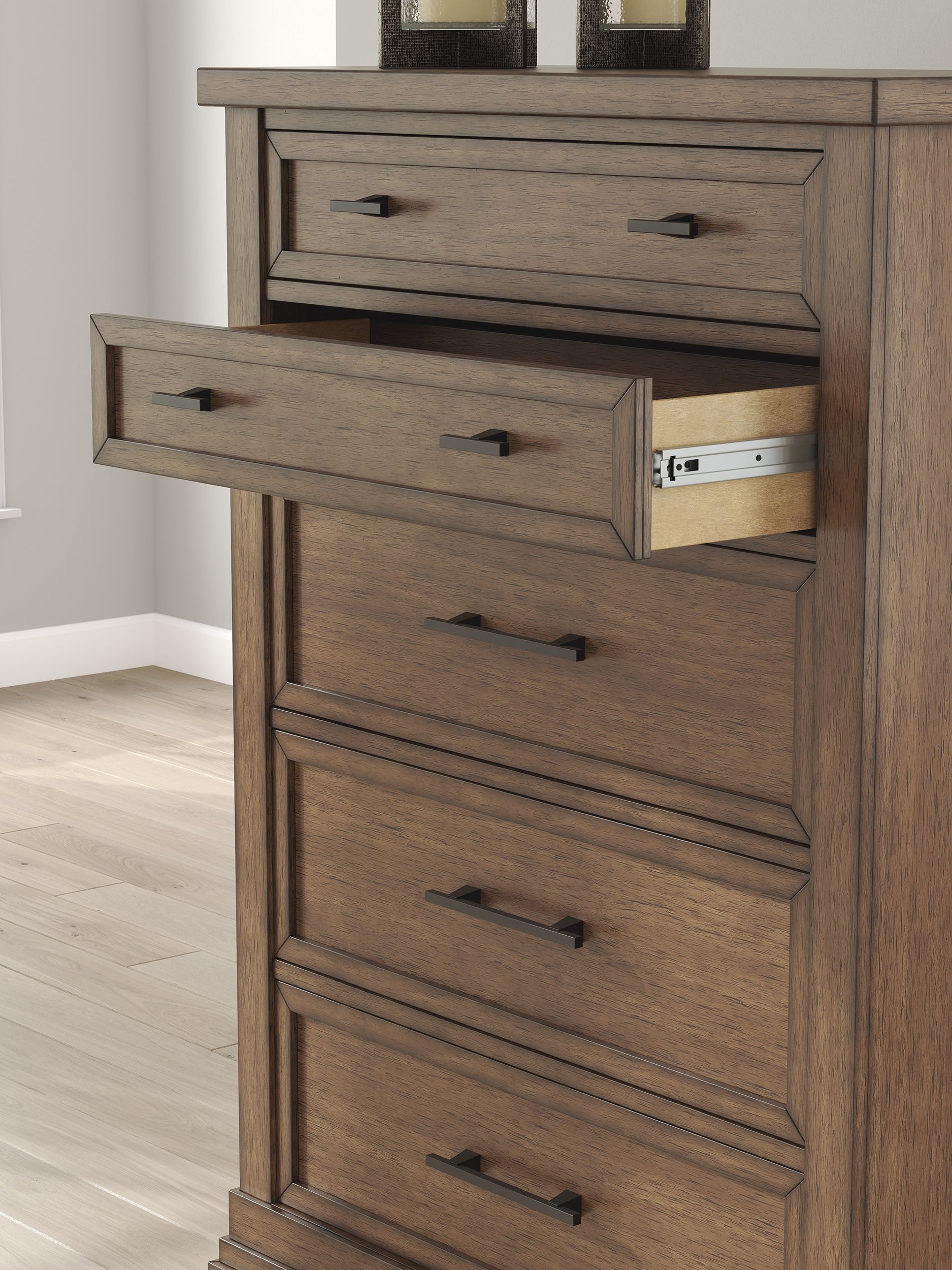 Taffenbrook Wood Chest w/5 Drawers