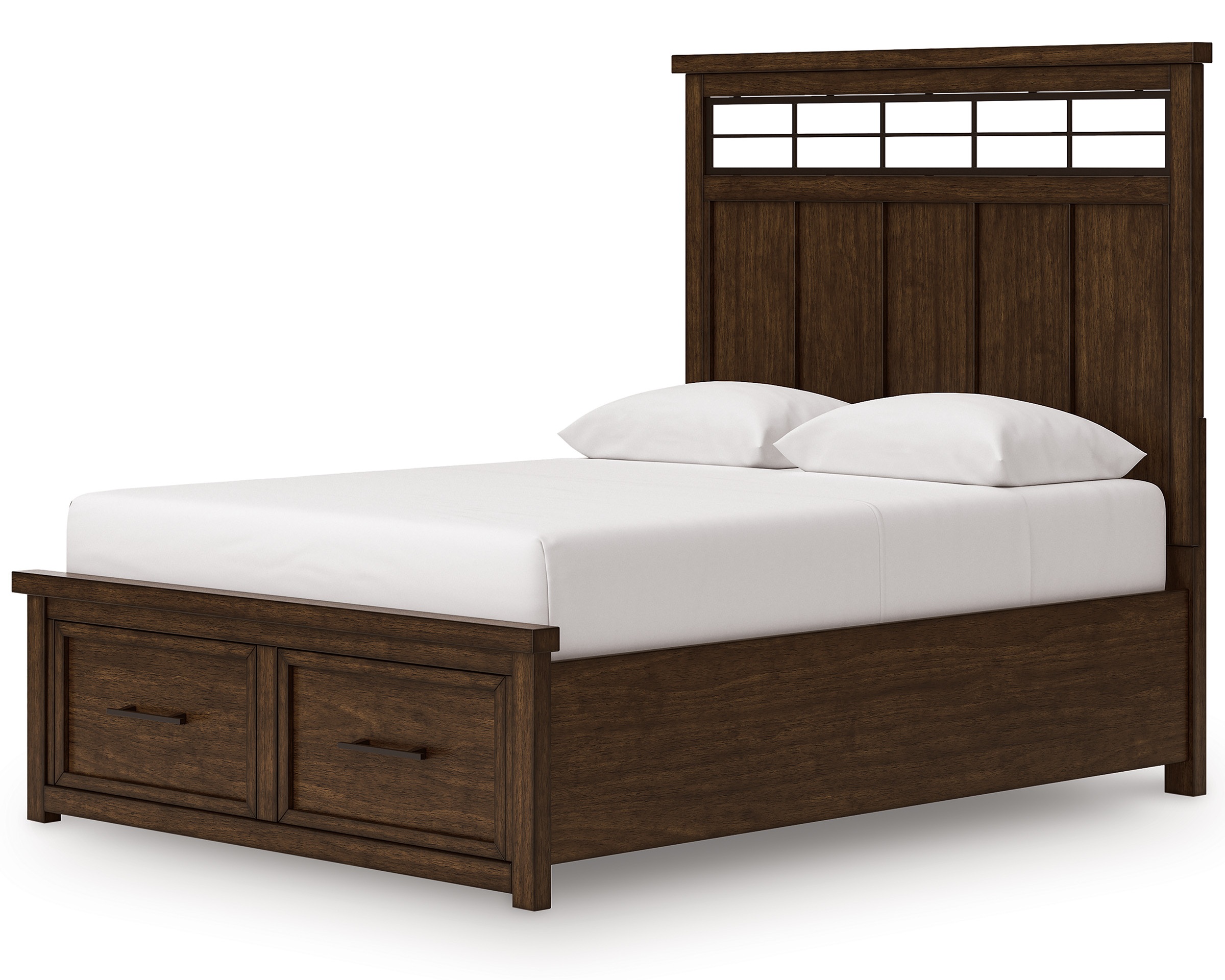 Taffenbrook Wood Panel Storage Bed