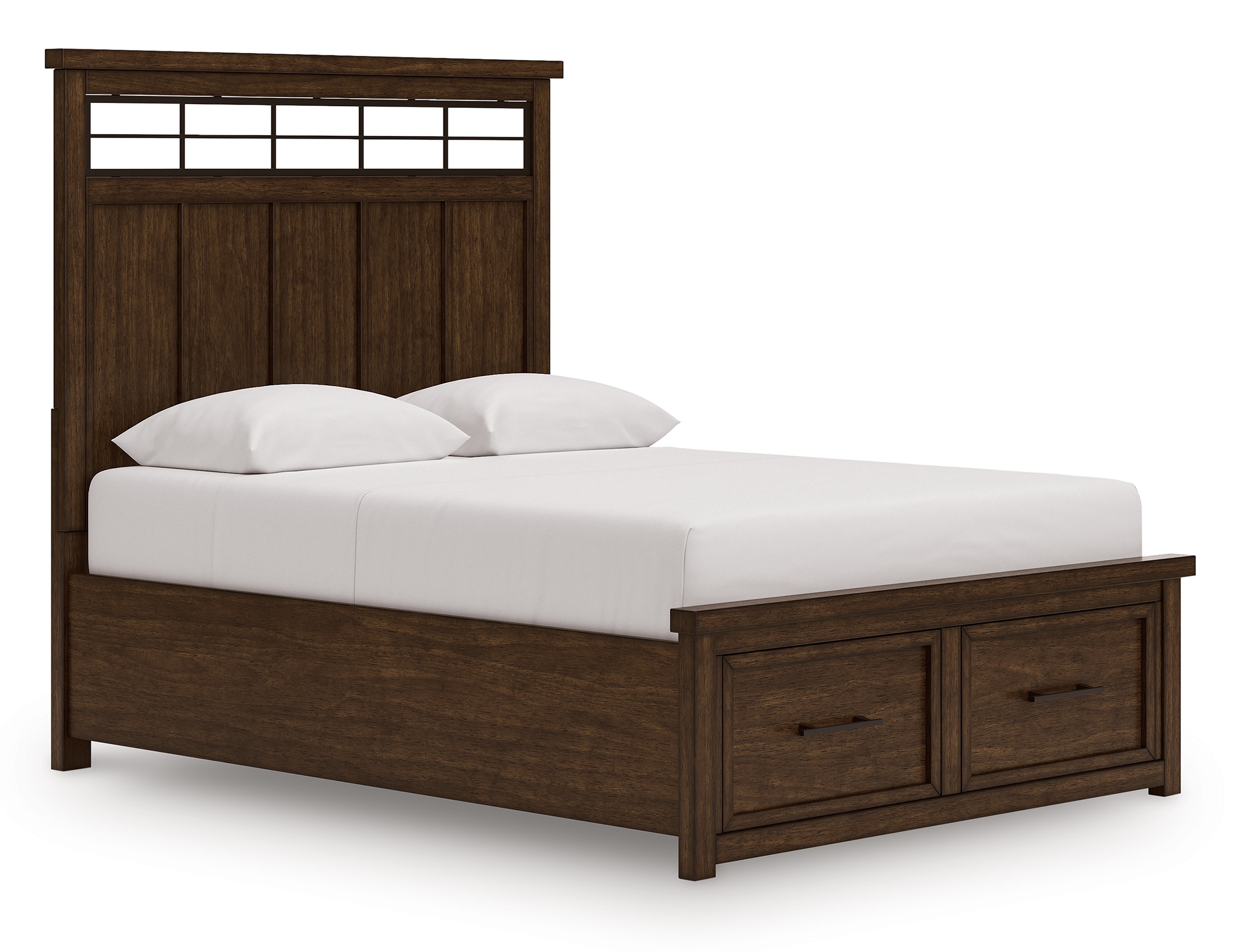 Taffenbrook Wood Panel Storage Bed