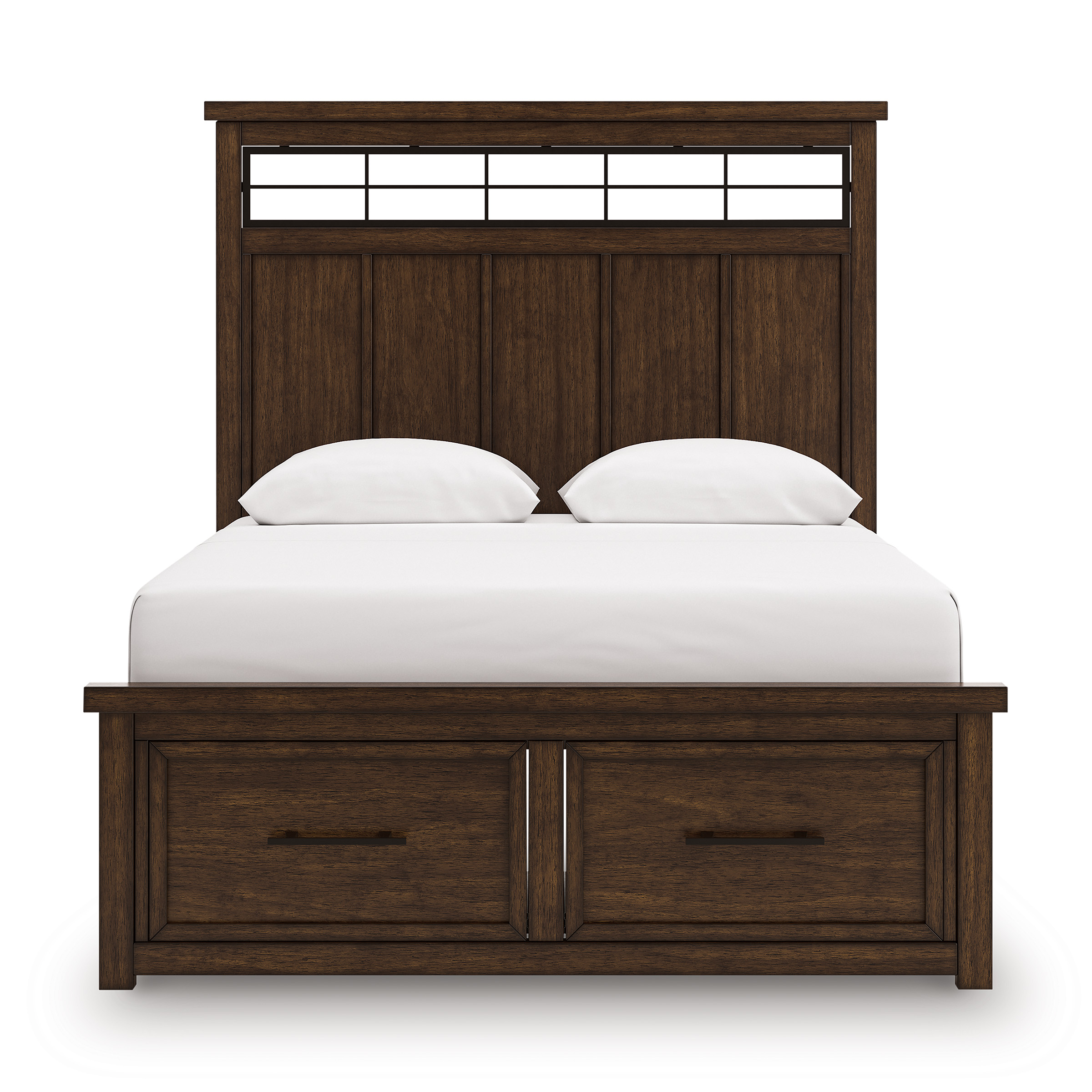 Taffenbrook Wood Panel Storage Bed