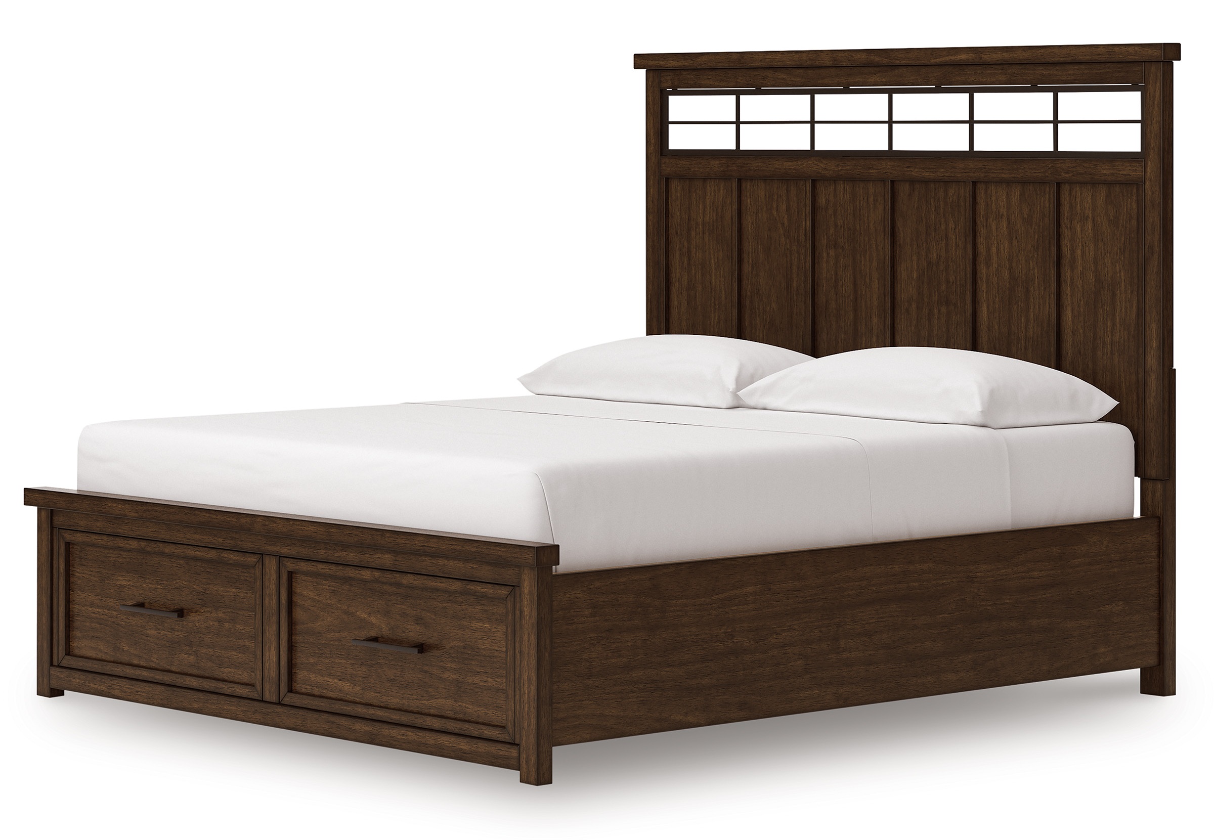 Taffenbrook Wood Panel Storage Bed, King Size