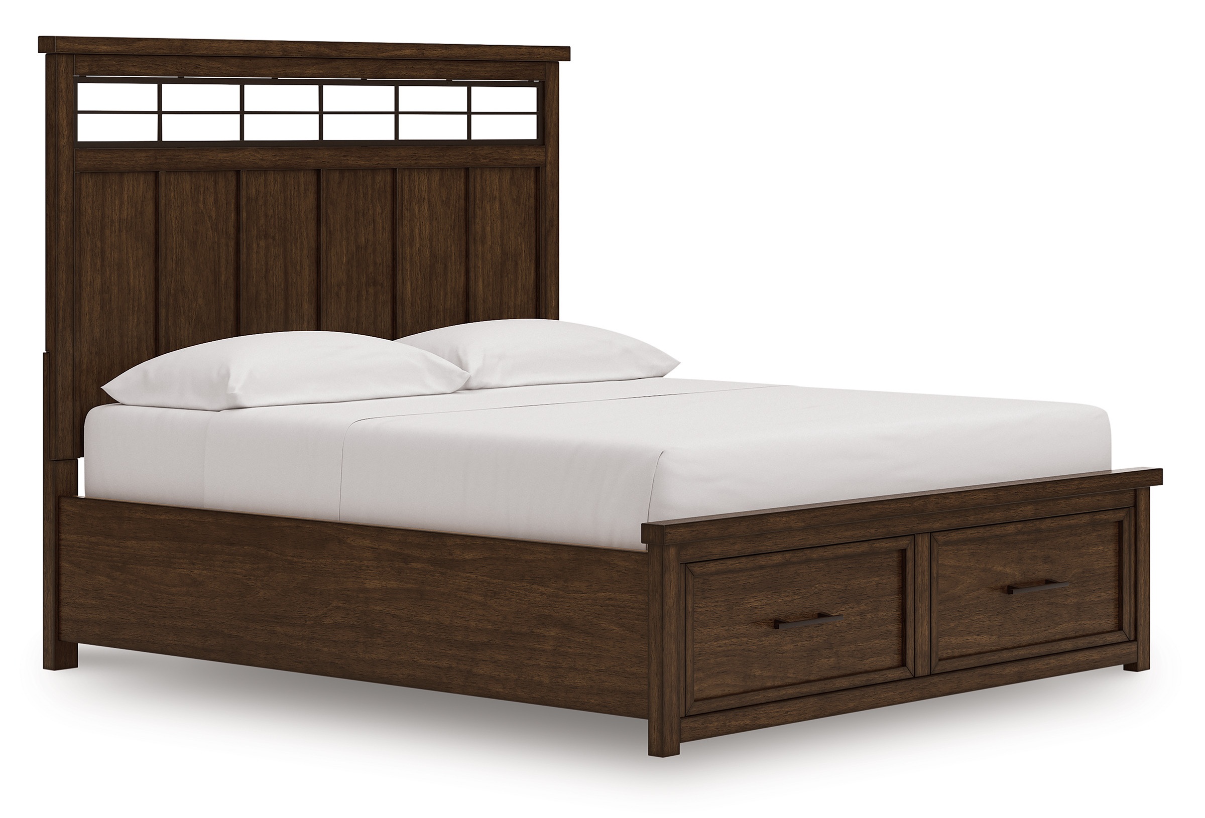 Taffenbrook Wood Panel Storage Bed, King Size