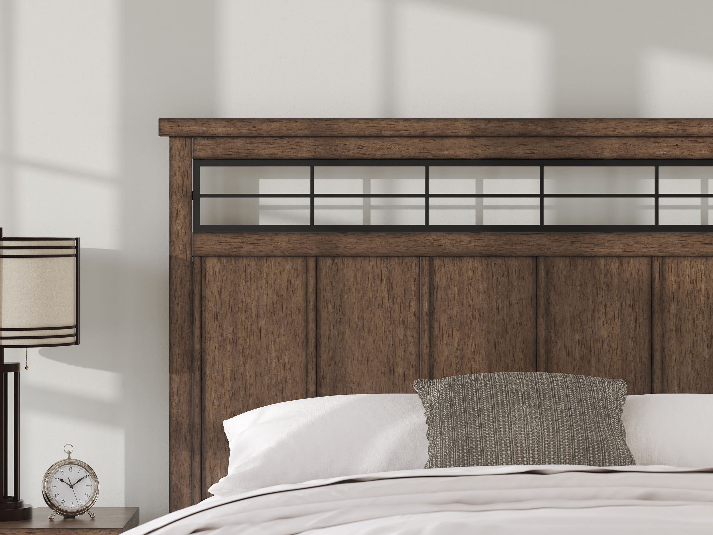 Taffenbrook Wood Panel Storage Bed, King Size