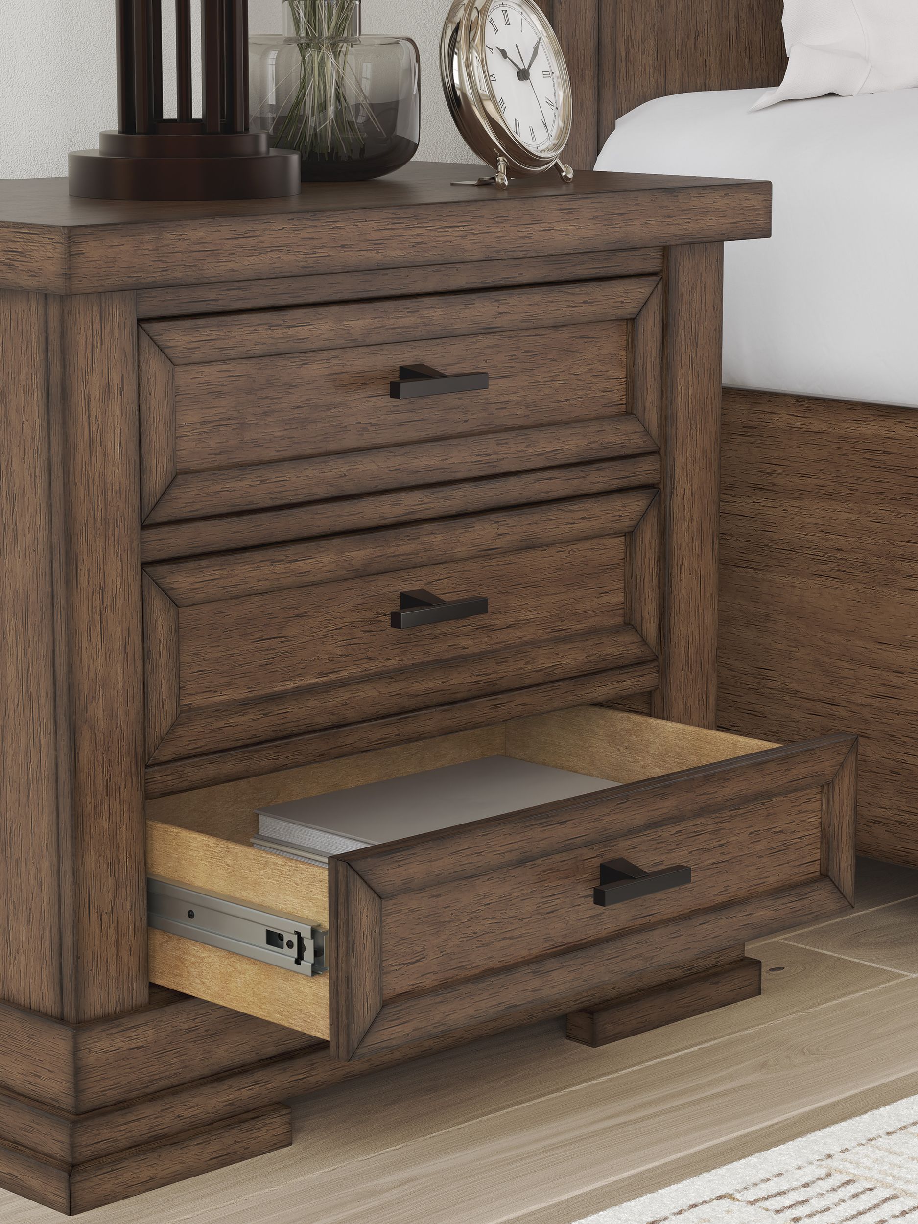  3-Drawer Nightstand