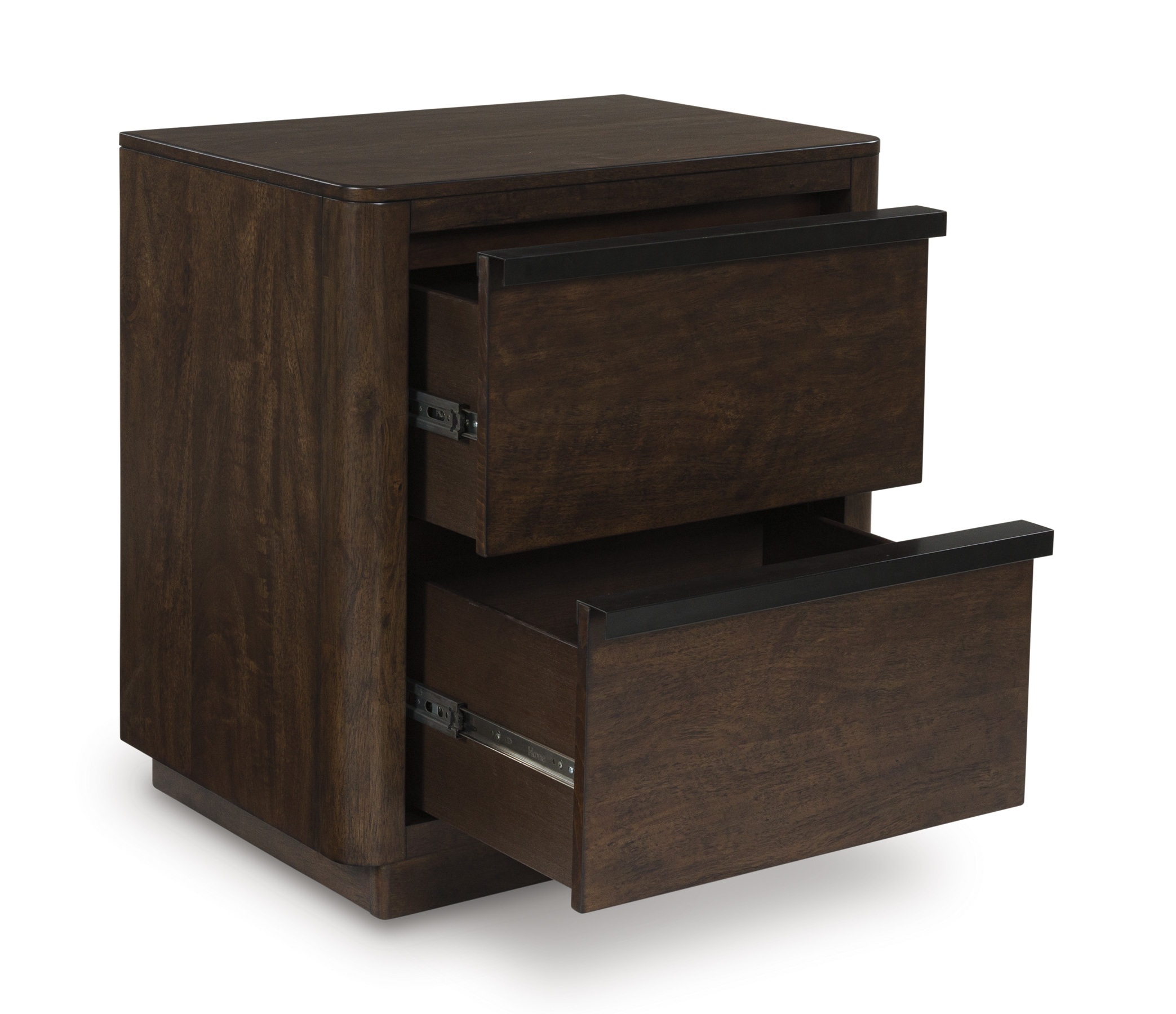 Dilenno Fabric/Wood Panel Bedroom Set w/USB Charger