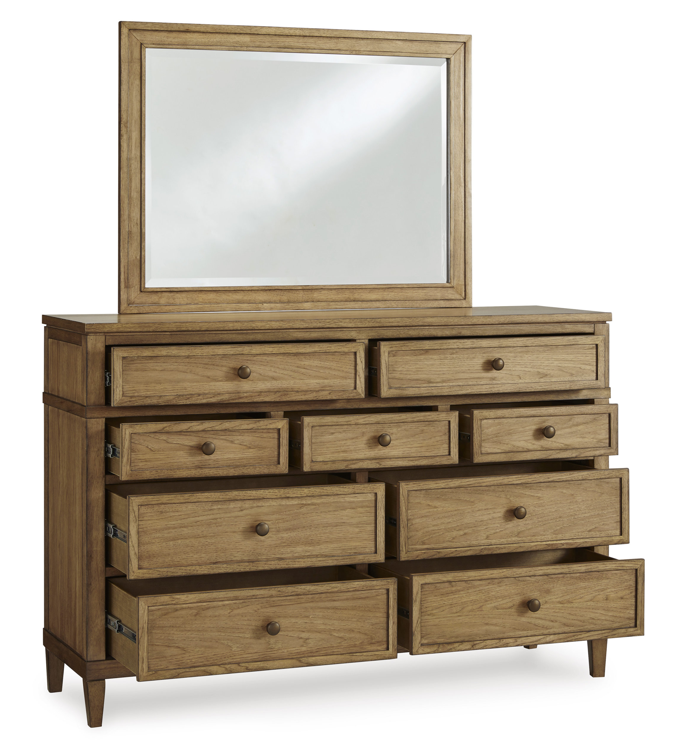 Sharlance Wood/Wood Veneer Dresser w/9 Drawers