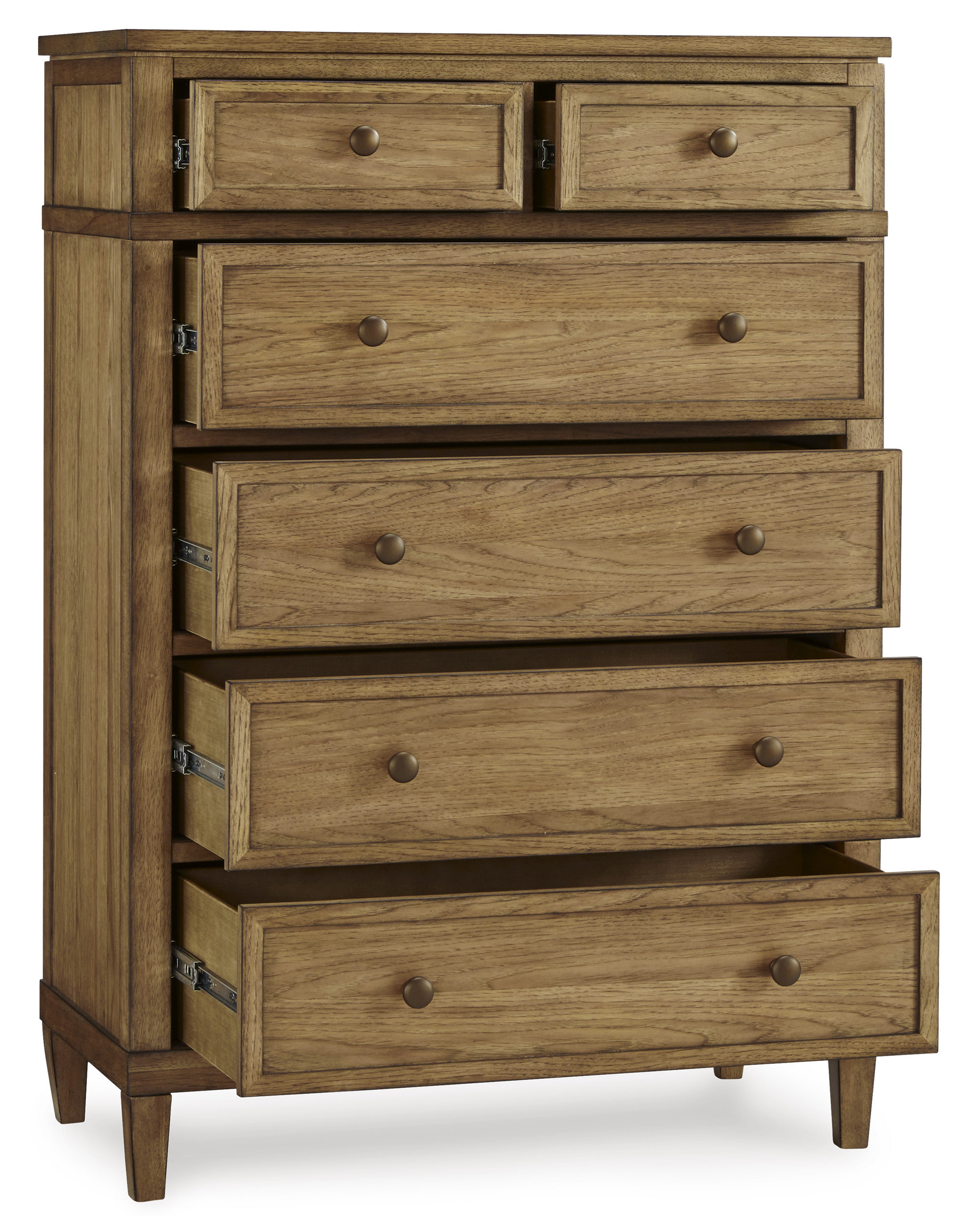 Sharlance Wood/Wood Veneer Chest w/6 Drawers
