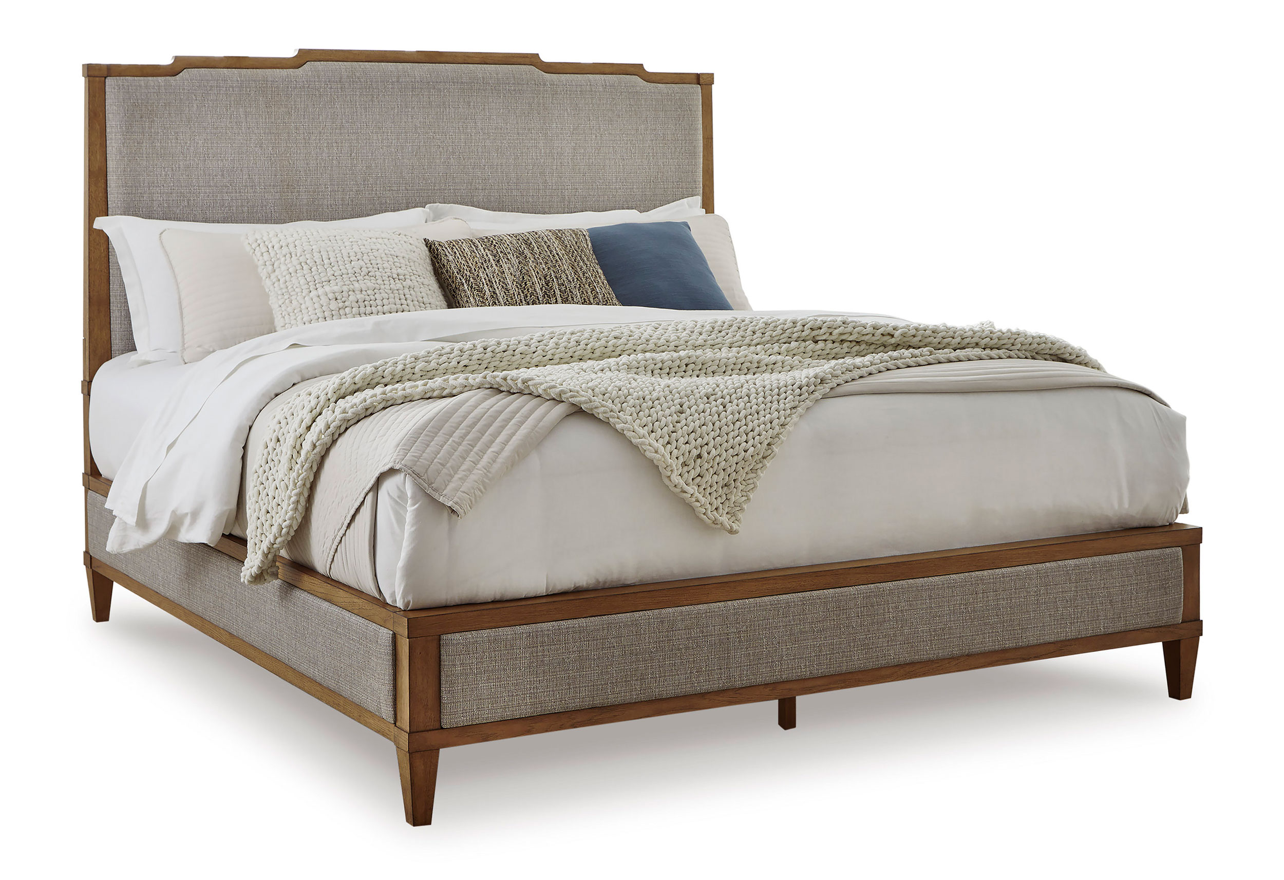 Sharlance Polyester/Wood Panel Bedroom Set
