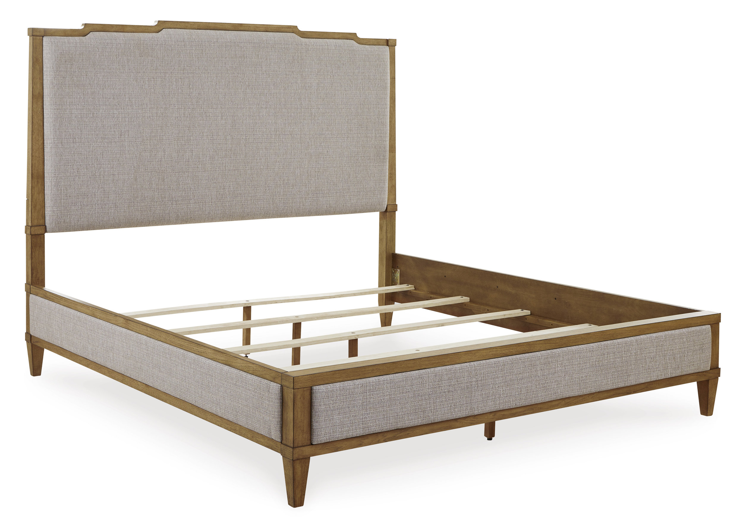 Sharlance Polyester/Wood Panel Bed, King Size