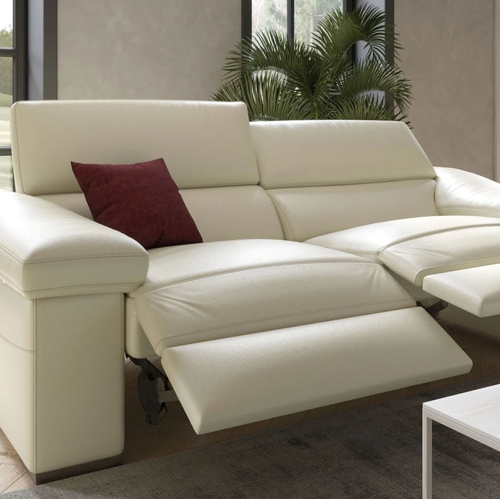 Gioia Fabric/Leather Reclining Living Room Set