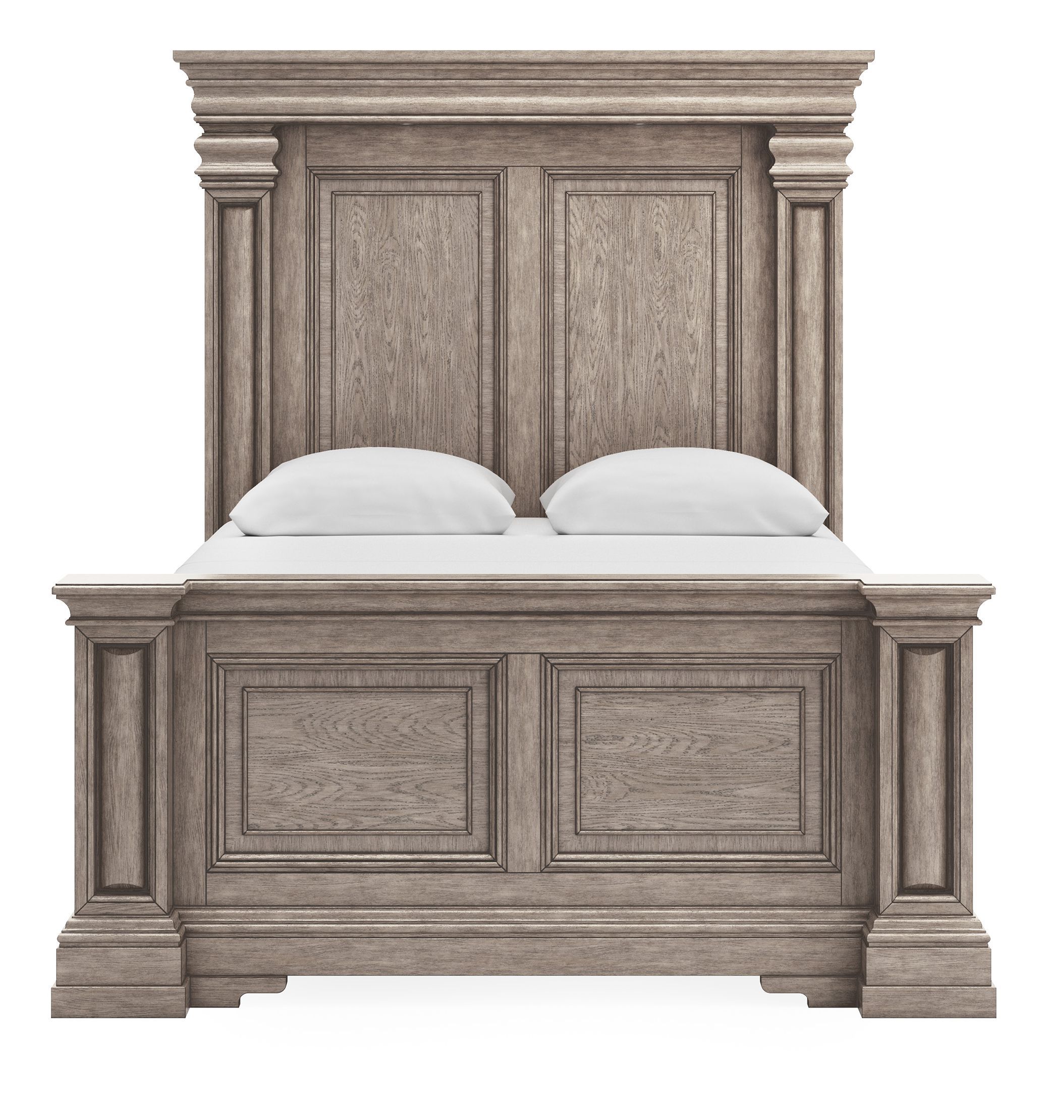 Blairhurst Wood Panel Bedroom Set w/LED