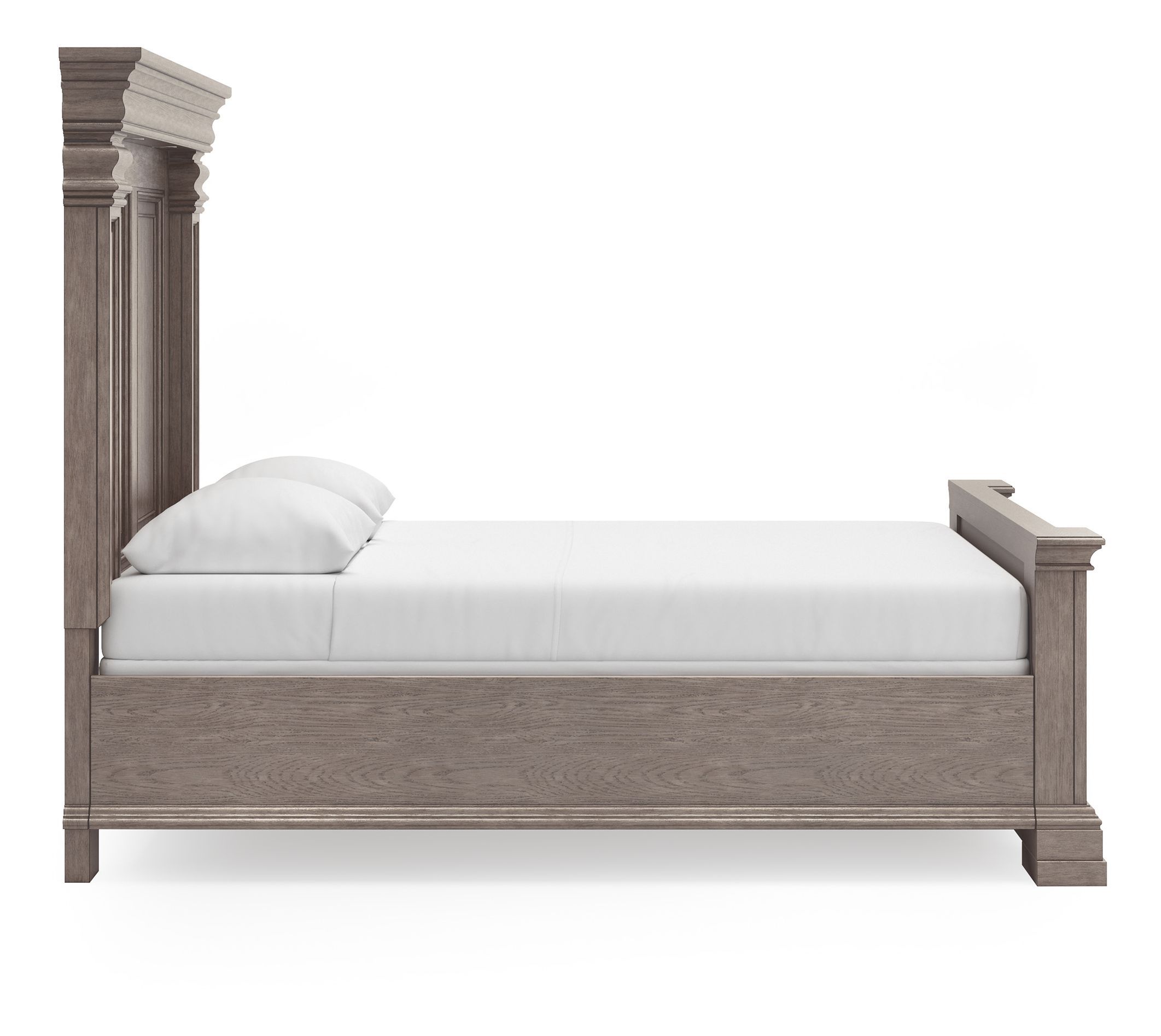 Blairhurst Wood Panel Bedroom Set w/LED