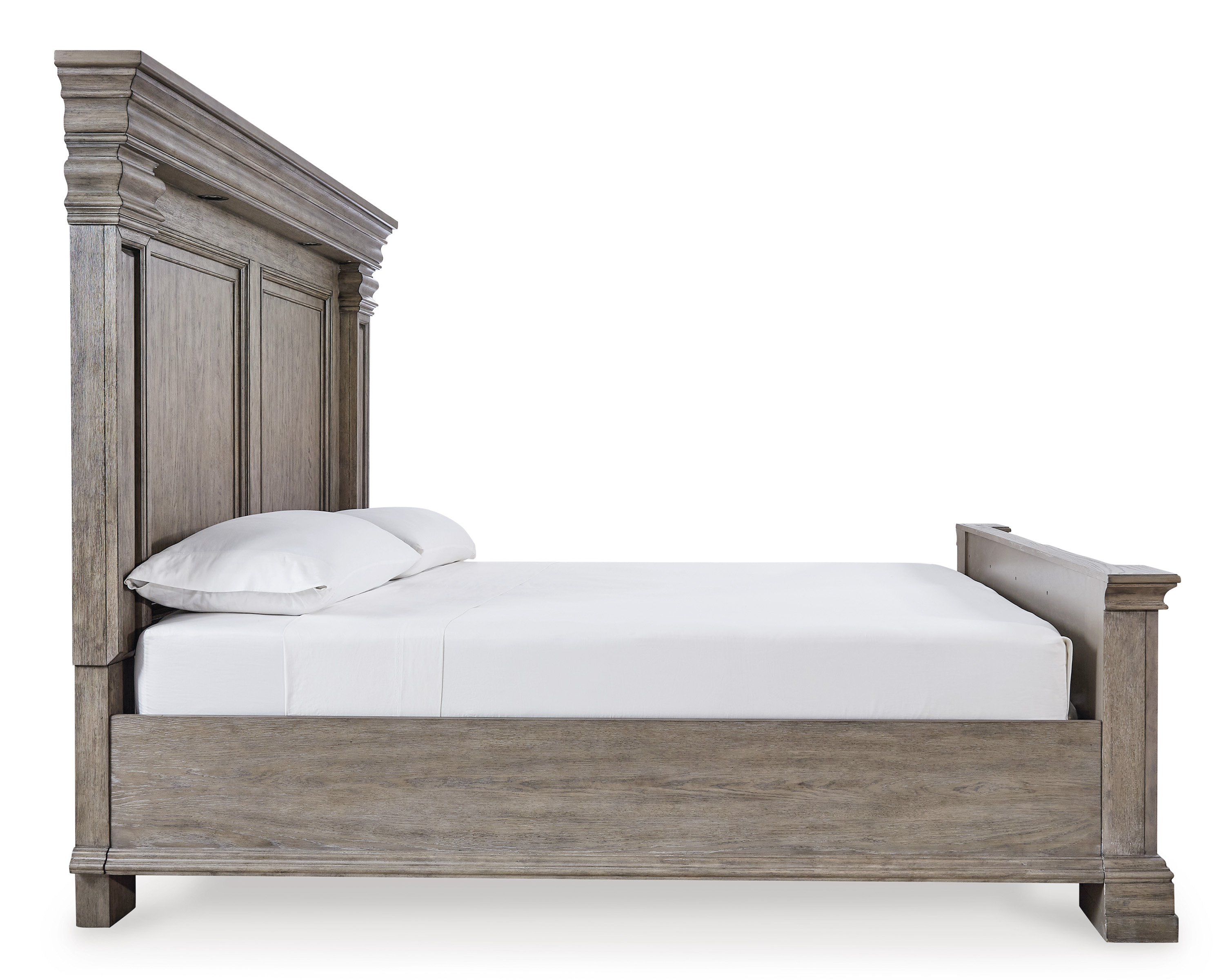 Blairhurst Wood Panel Bed w/LED, King Size