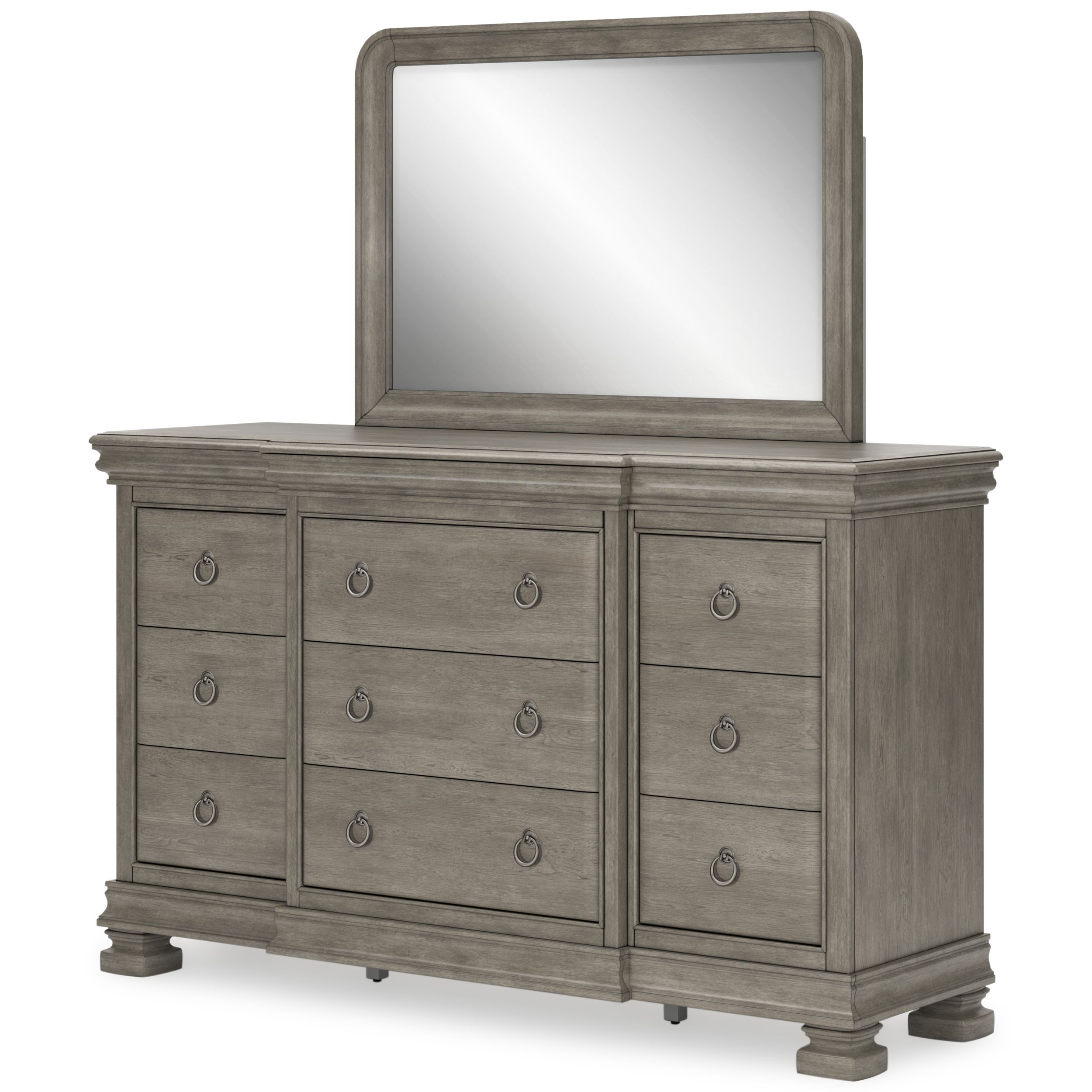 Lexorne Wood Dresser w/9 Drawers