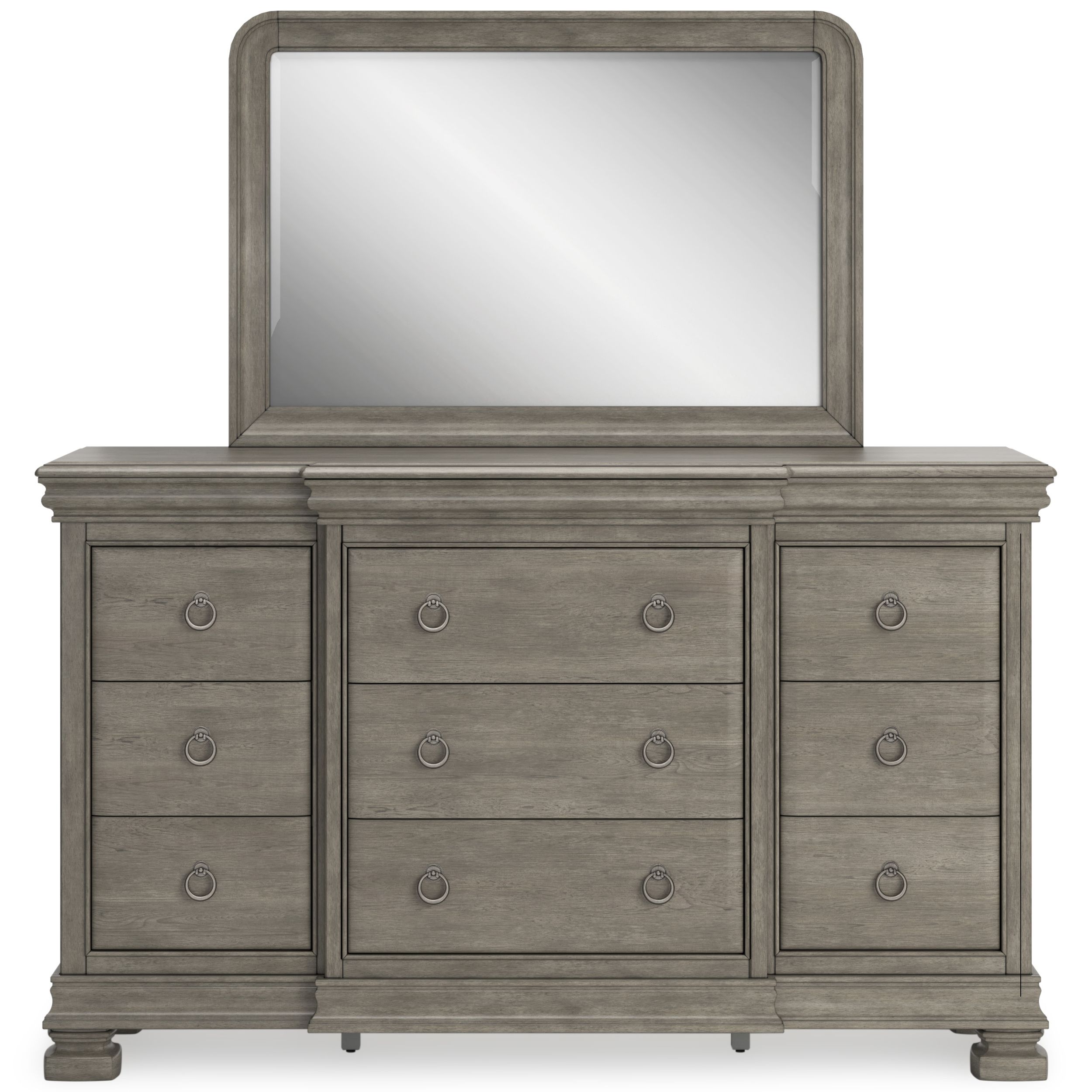 Lexorne Wood Sleigh Bedroom Set