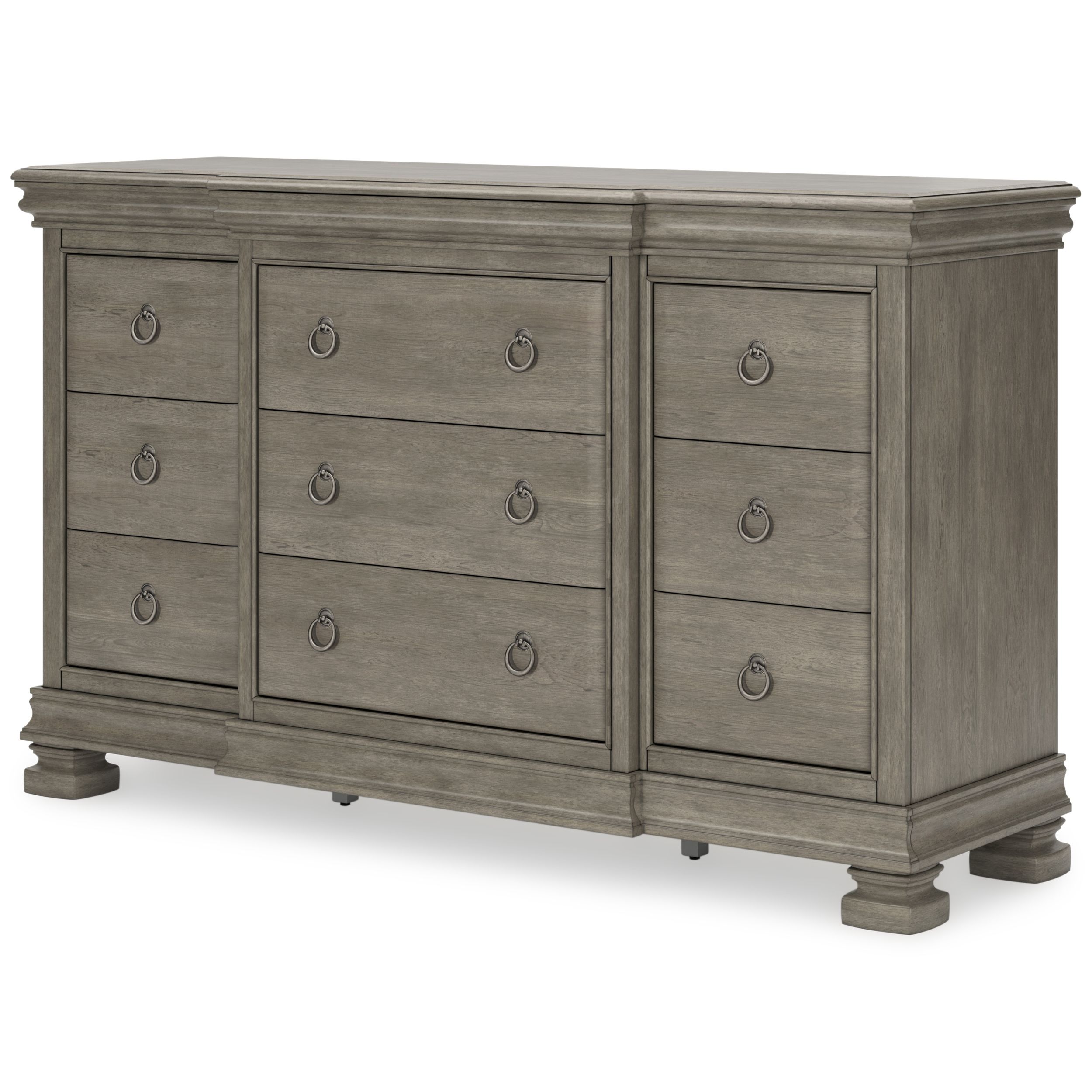 Lexorne Wood Sleigh Bedroom Set